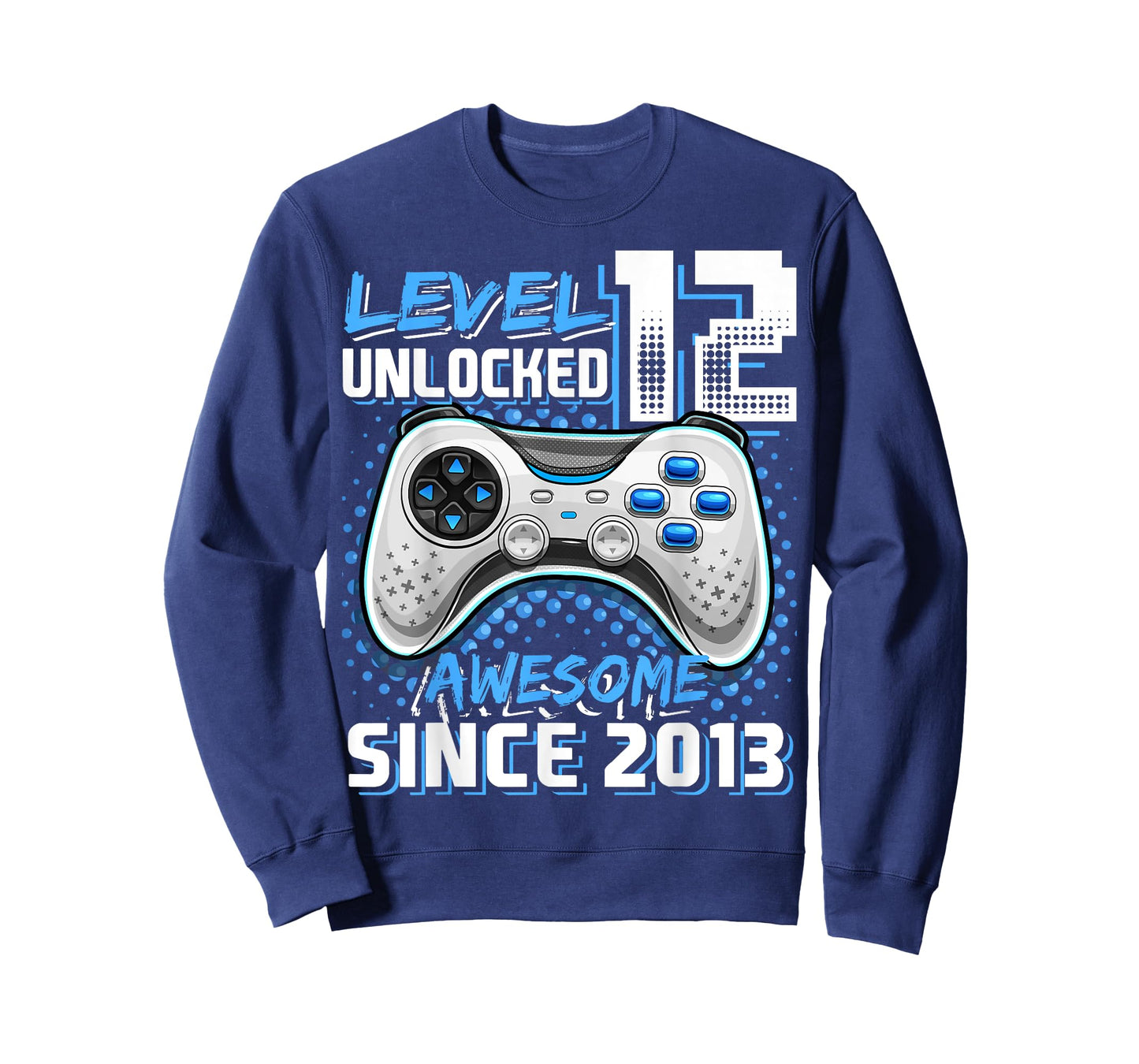 12th Birthday Boy Level 12 Gamer 12 Year Video Game Party T-Shirt