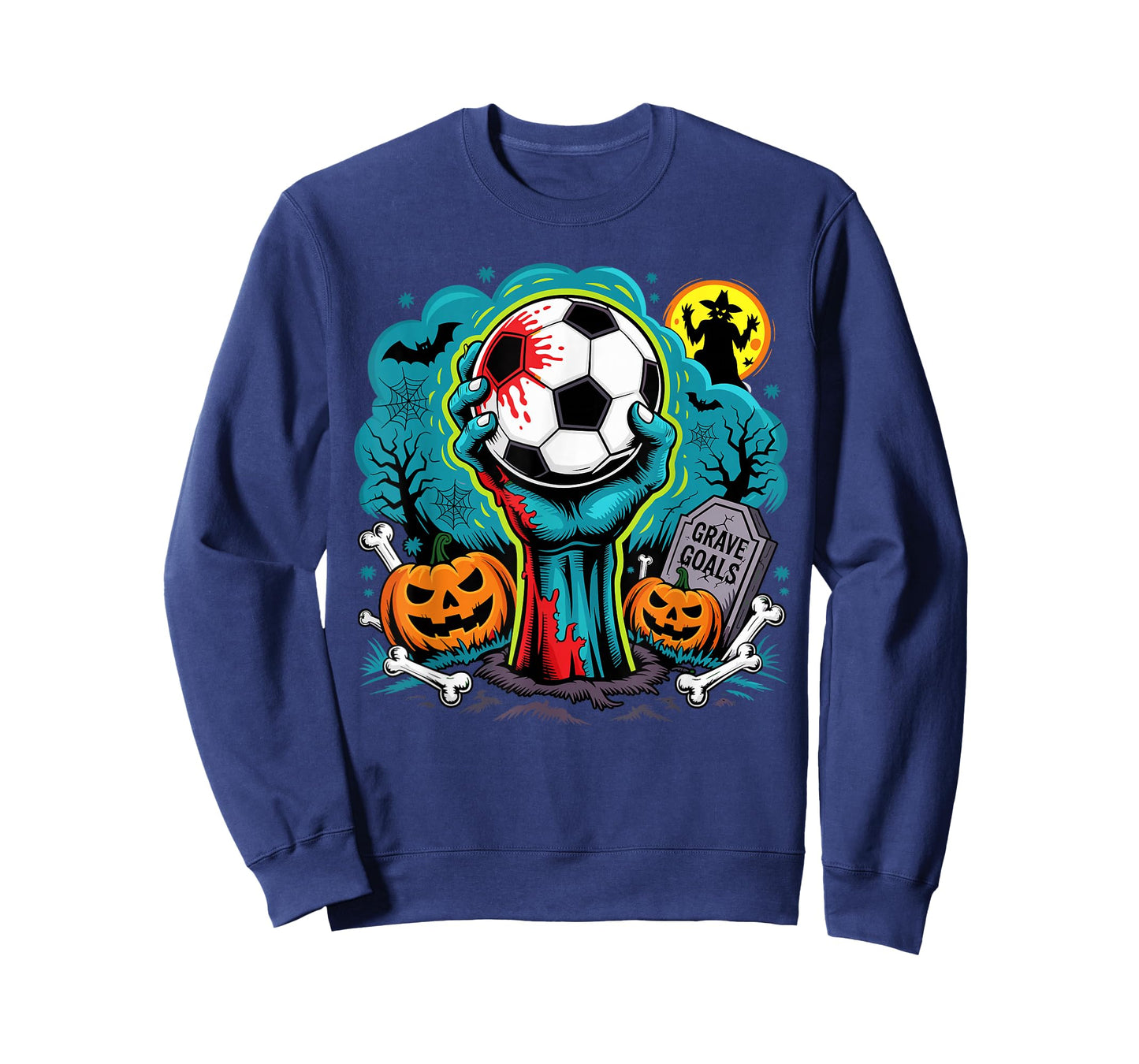 Grave Goals Zombie Soccer Halloween for Soccer Players T-Shirt