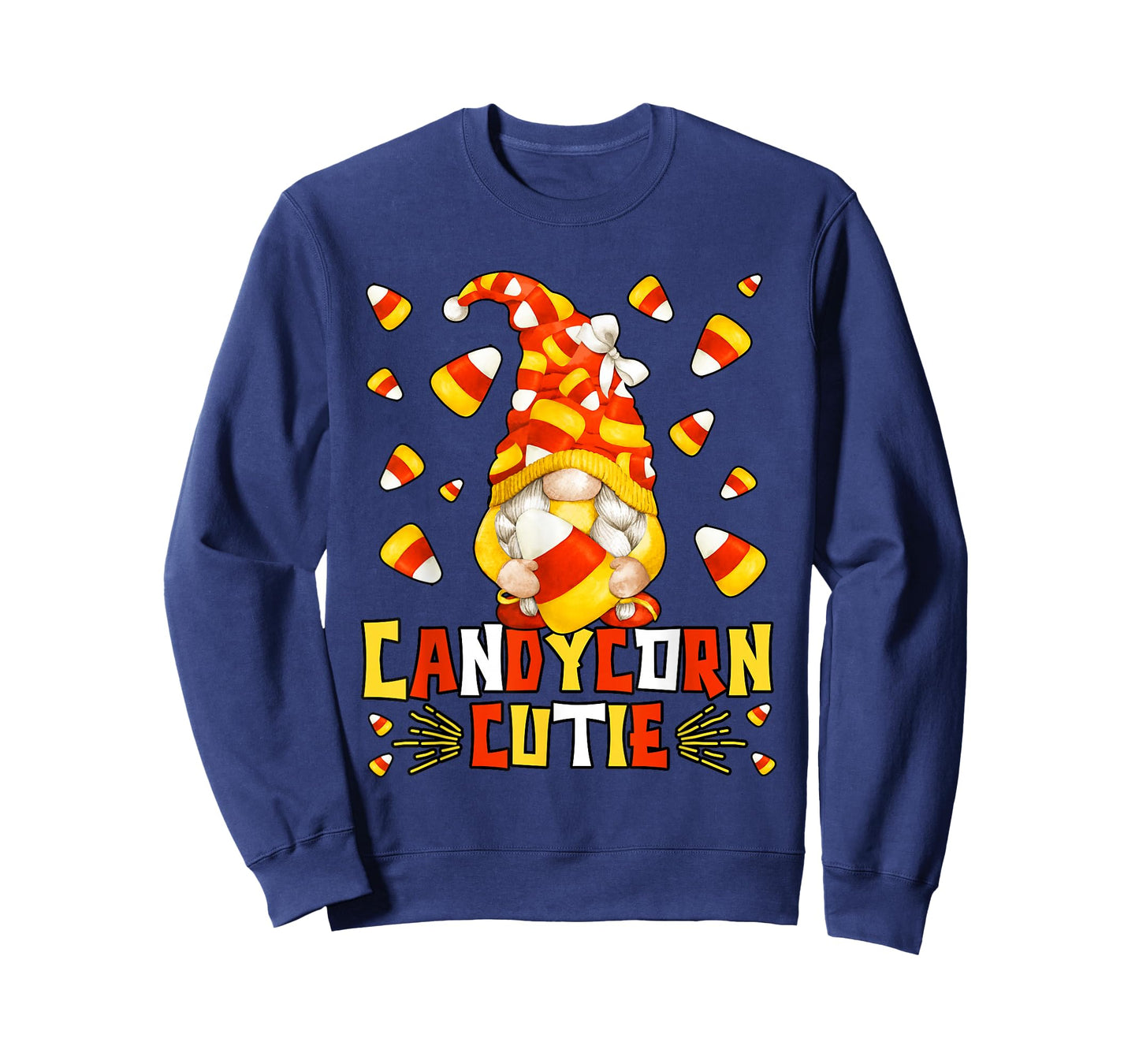 Cute Candy Corn Cutie For Kids & Halloween Candycorn Gnome T-Shirt