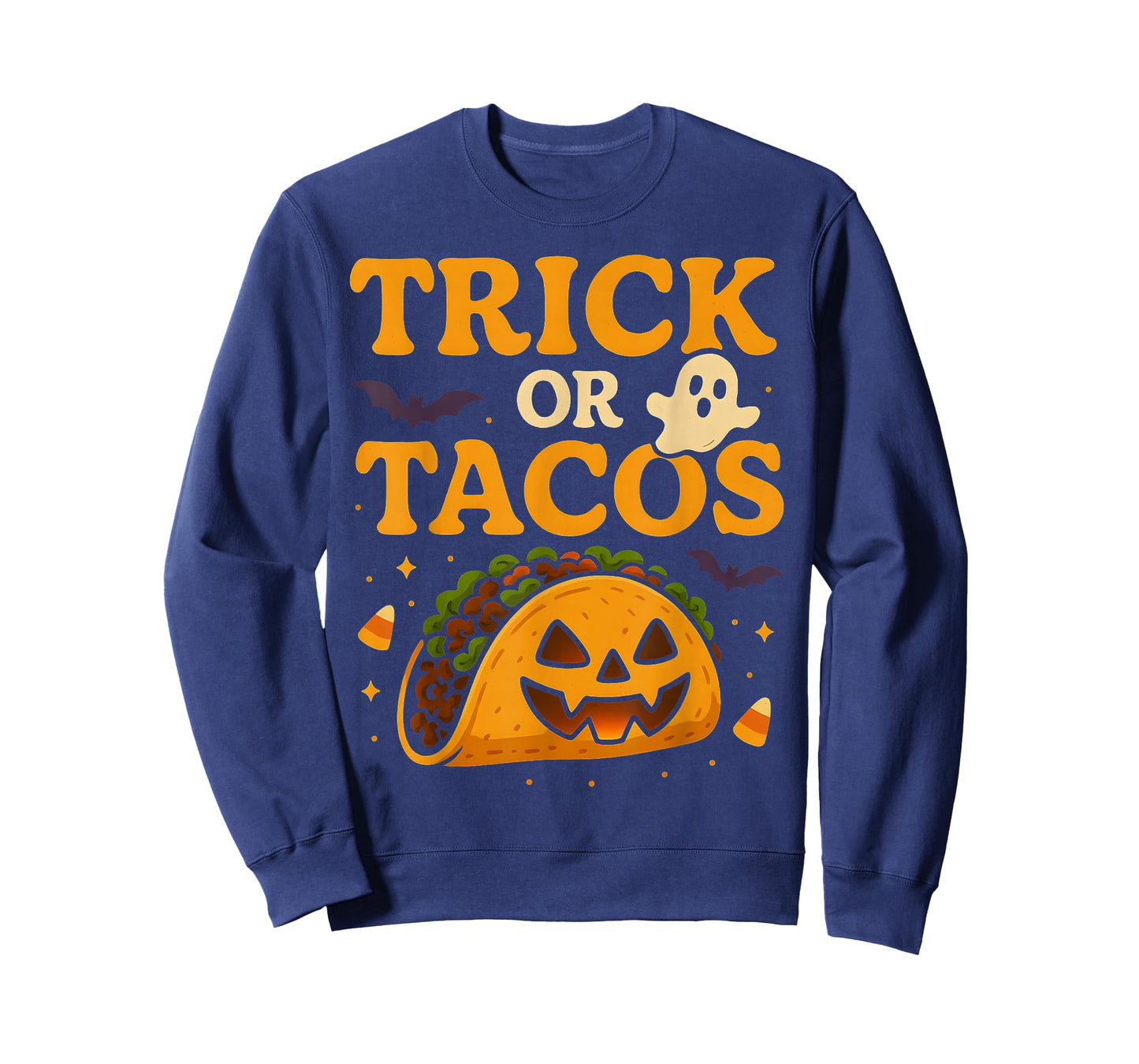 Trick Or Tacos Halloween Costume Mexican Food Spooky Lover T-Shirt
