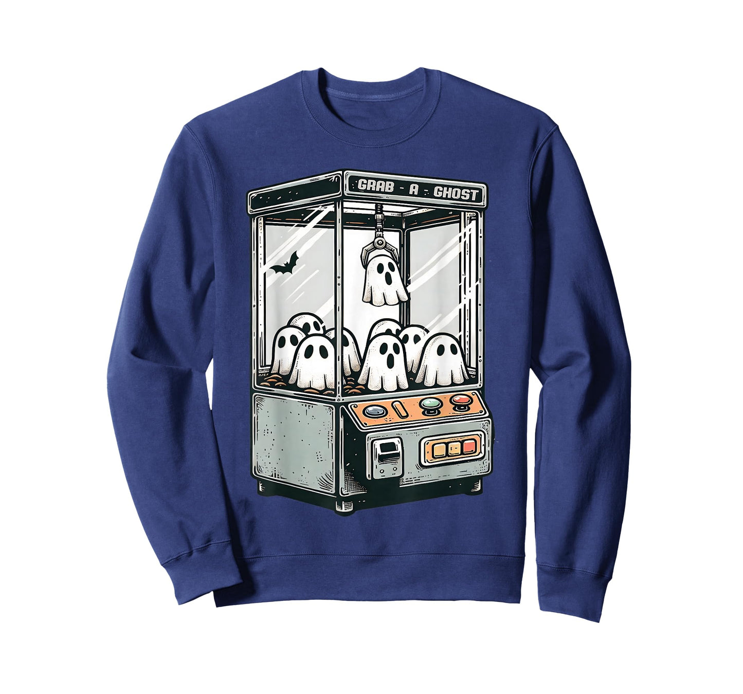 Grab A Ghost Claw Machine Arcade Funny Halloween Kid Toddler T-Shirt