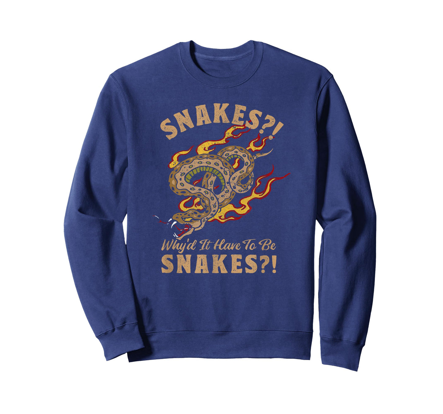Indiana Jones Raiders of The Lost Ark Why Snakes Quote T-Shirt