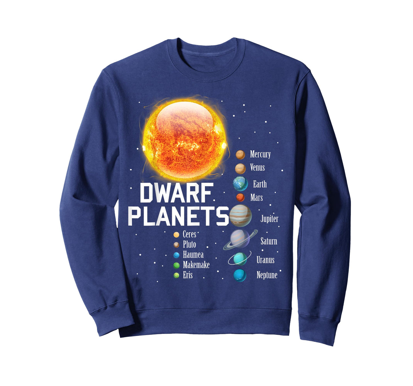 Solar System Planets Outer Space Astronaut Lover Kids Gift T-Shirt