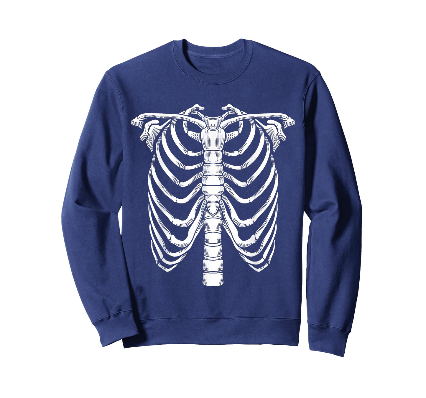 Skeleton Ribcage Spooky Halloween Costume Bones Ribs Anatomy T-Shirt