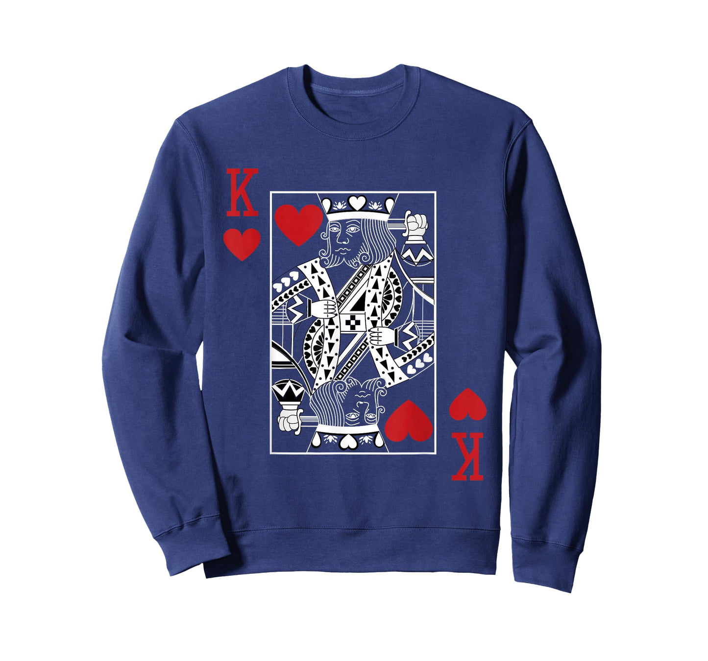 King Of Hearts Playing Cards Casino Poker Magician Costume T-Shirt