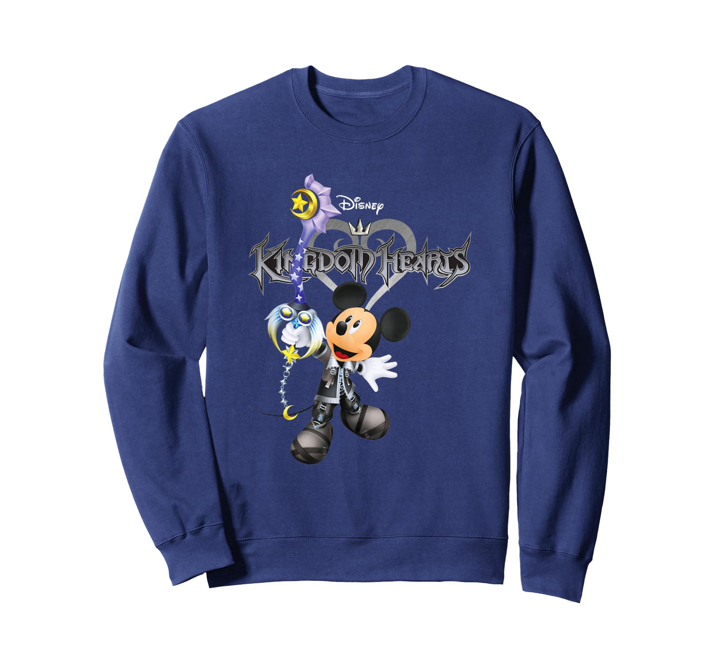 Disney Kingdom Hearts Mickey Mouse Keyblade Vintage Logo T-Shirt