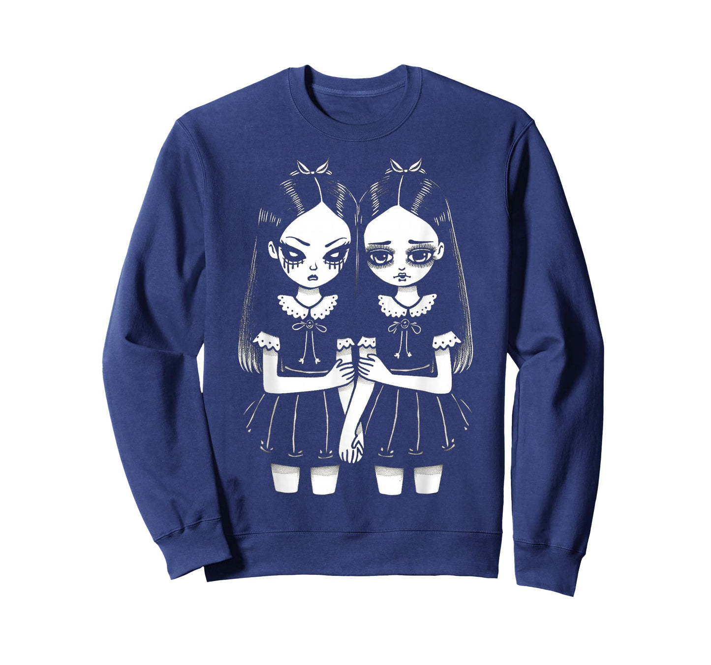 Creepy Cute Revenge And Sorrow Sister Twins Lurk In The Dark T-Shirt