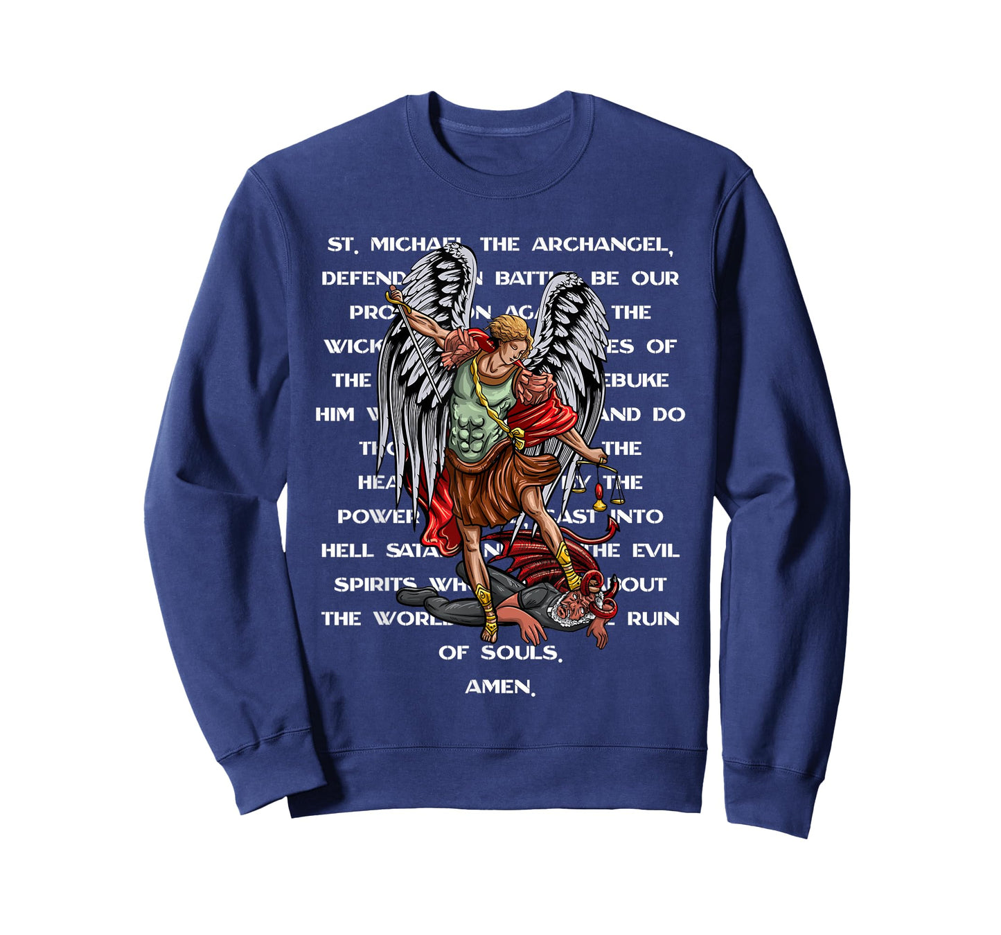 Saint Michael The Archangel Catholic Prayer T-Shirt