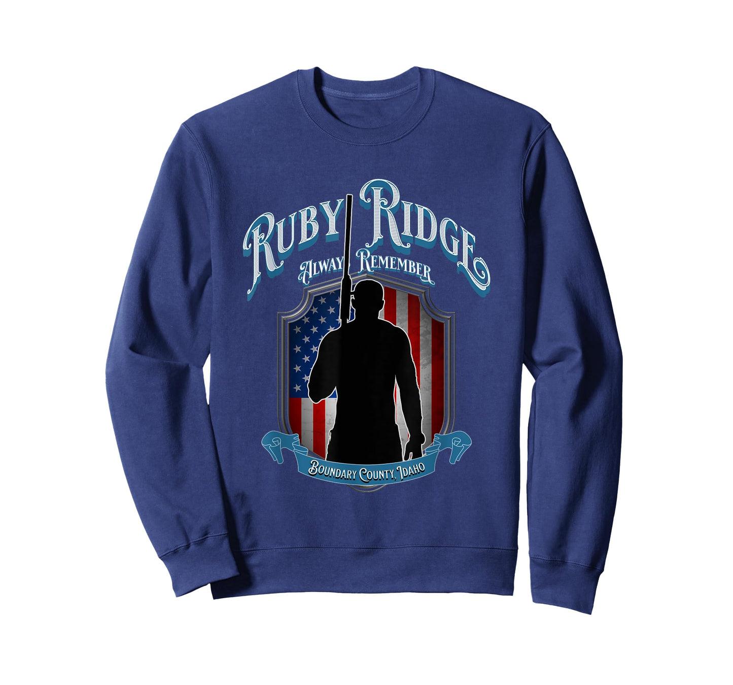 Ruby Ridge Always Remember Boundary County Idaho 1992 T-Shirt