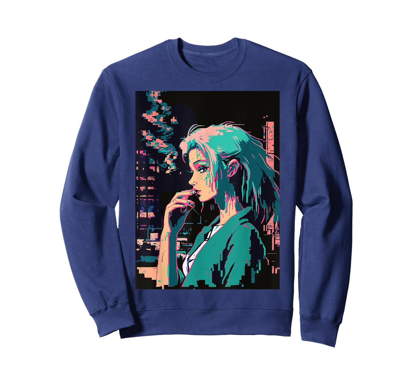 Japanese Vaporwave Sad Anime Girl Indie Aesthetic Otaku T-Shirt