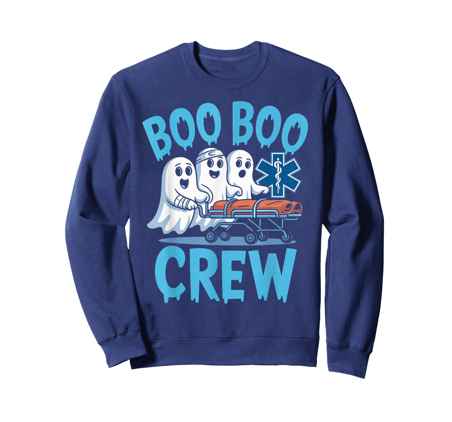 Funny Boo Boo Crew EMT Nurse Halloween Costumes Men Women T-Shirt