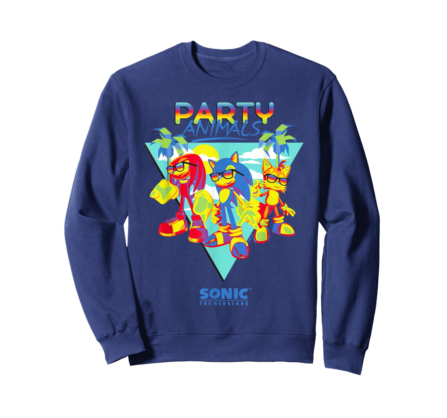 Sonic the Hedgehog - "Party Animals" Sonic, Tails, Knuckles T-Shirt
