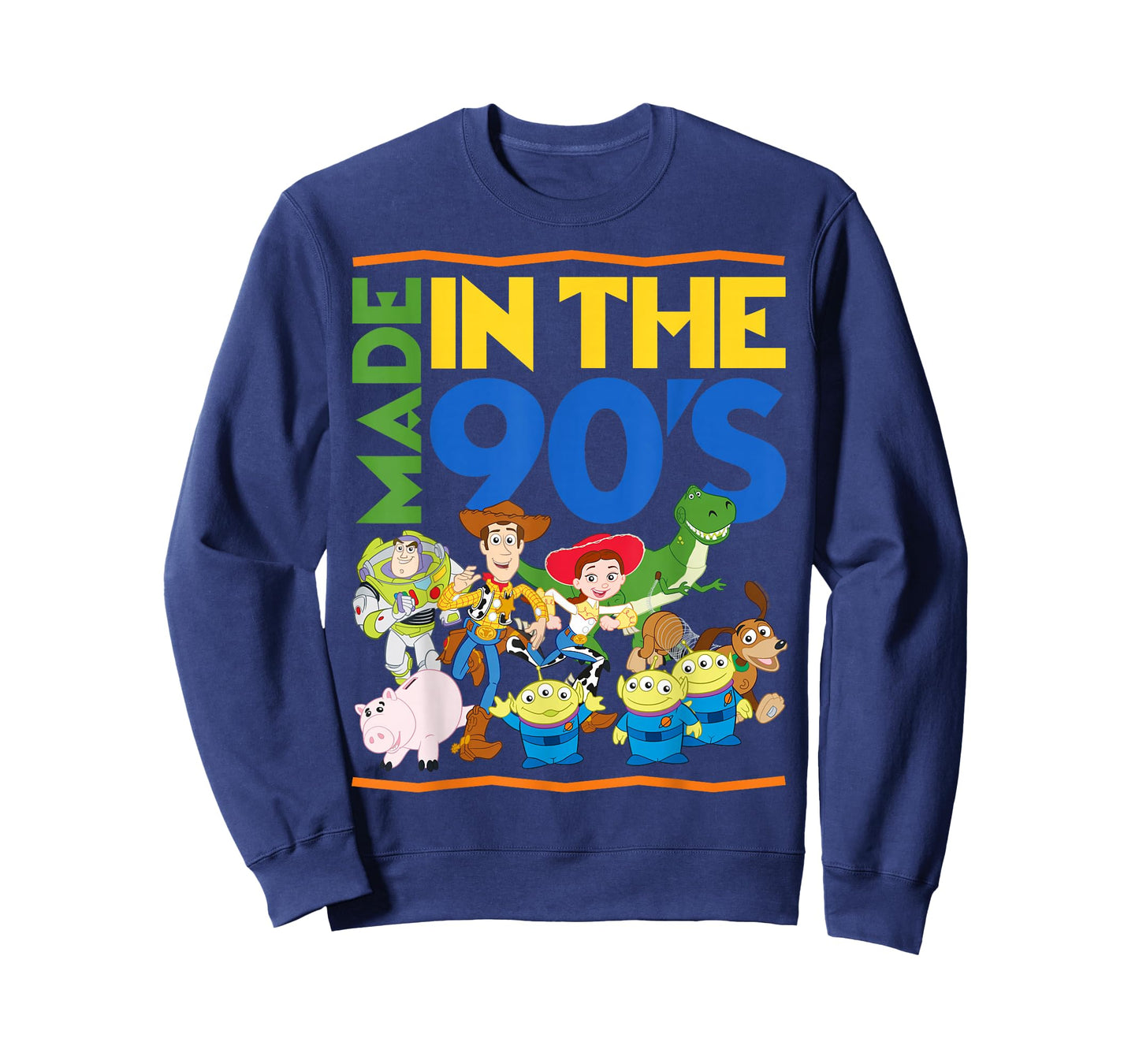 Disney Pixar Toy Story Made in the 90's Retro Group Shot T-Shirt