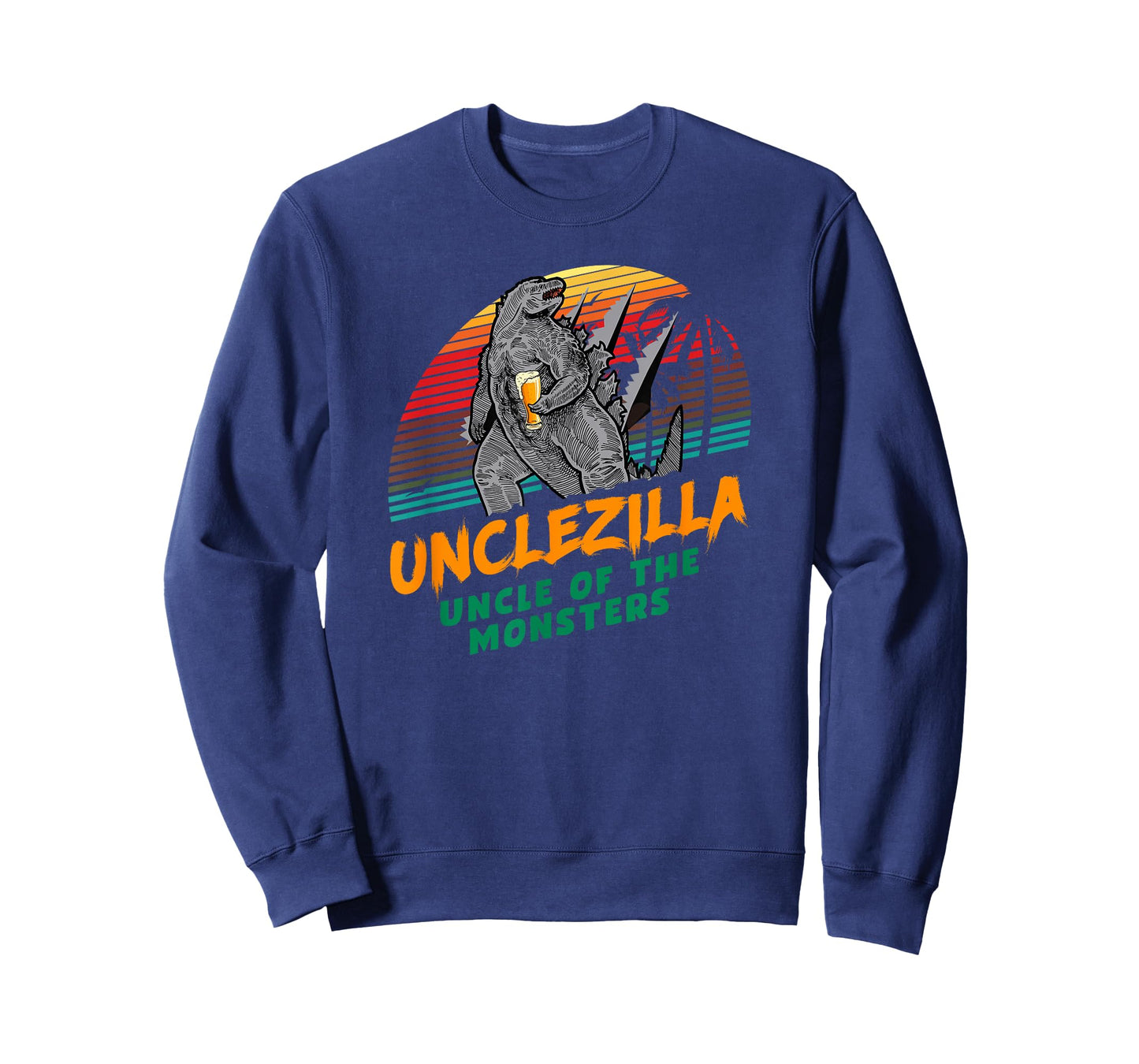 Unclezilla Monster Funny Uncle Gifts Cool Funny Uncle T-Shirt