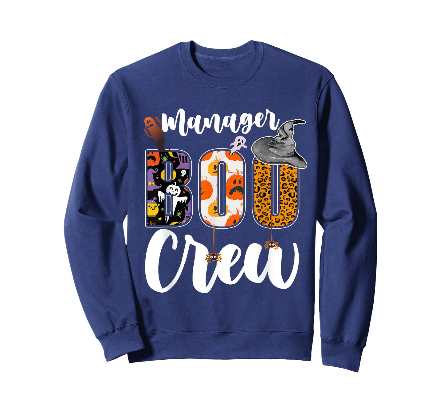 Manager Boo Crew Halloween Matching Executive T-Shirt