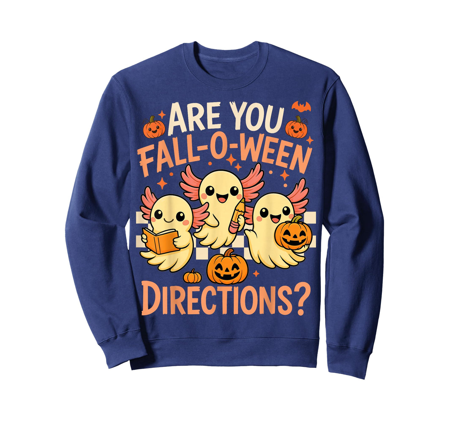 Axolotl are You Fall O Ween Directions Teacher Halloween T-Shirt
