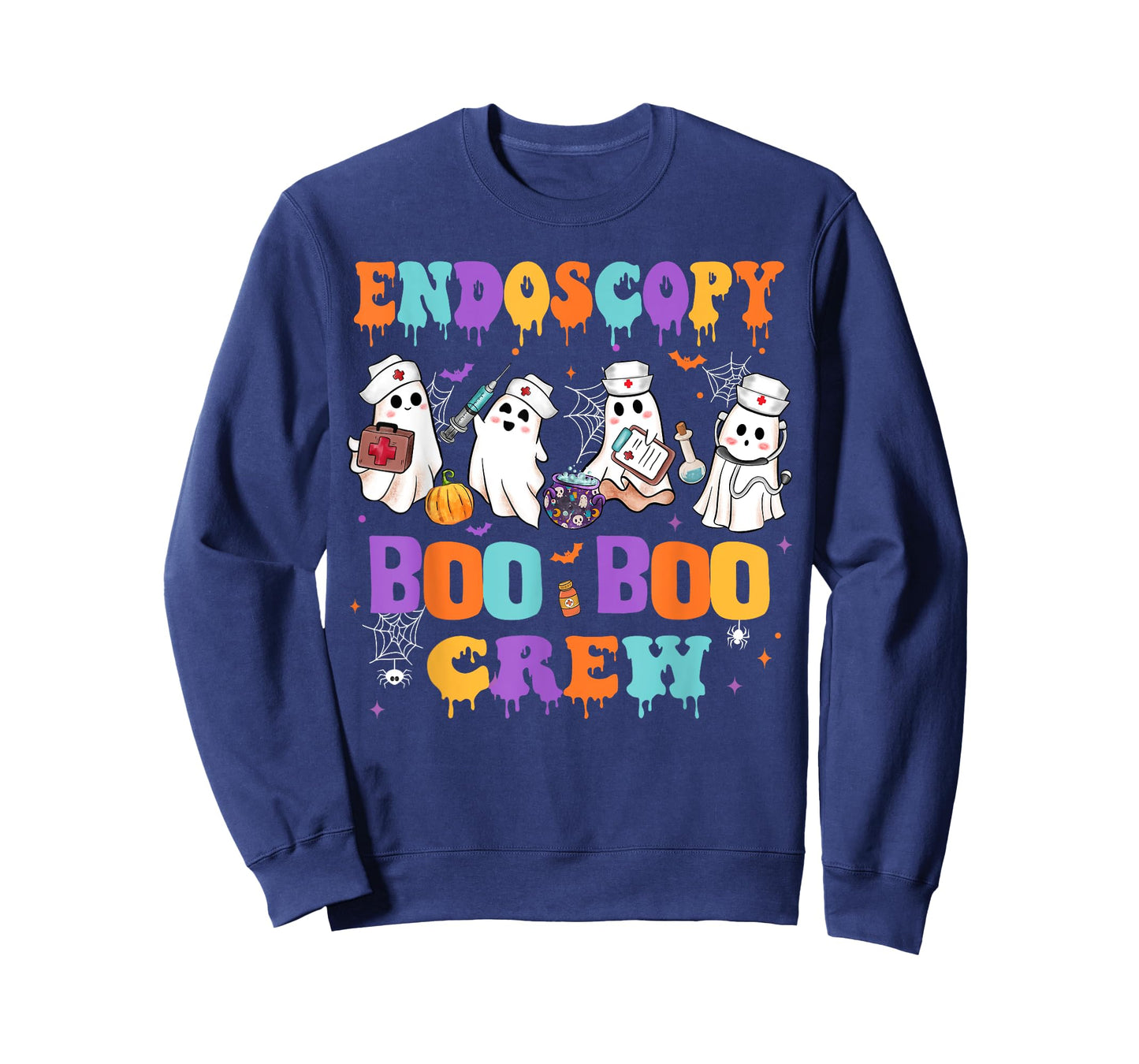 Endoscopy Nurse Boo Boo Crew Nurse Halloween Squad Nursing T-Shirt