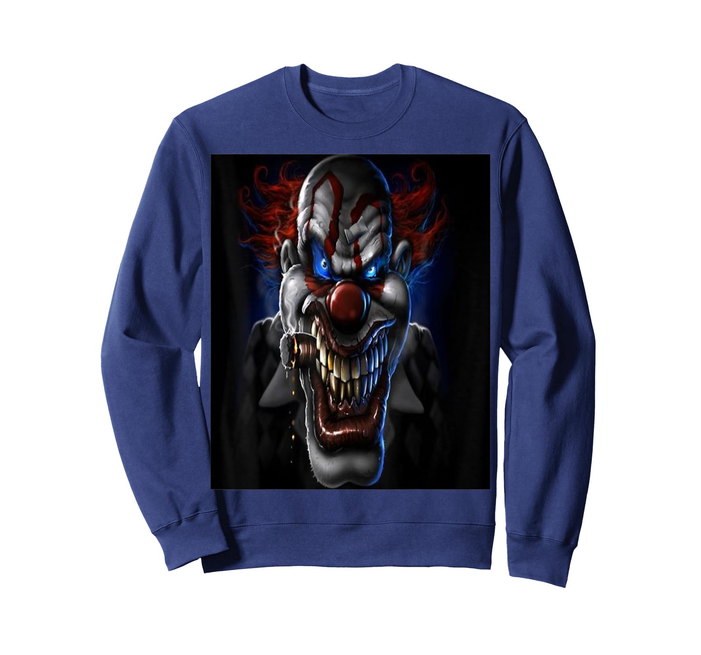 Evil Clown And Cigar Standard T Shirts T-Shirt