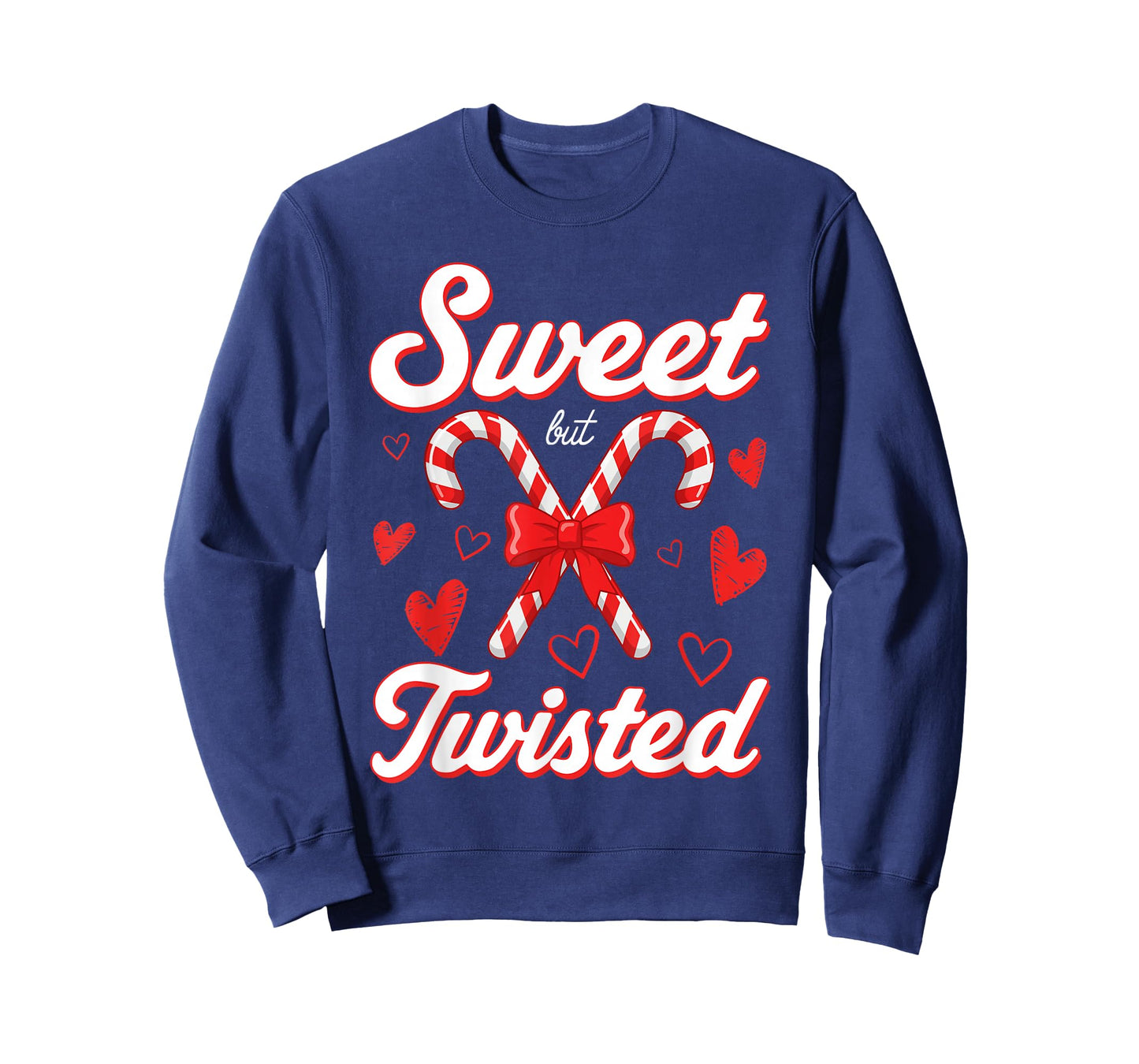 Funny Christmas Candy Cane Sweet But Twisted Xmas Holiday T-Shirt