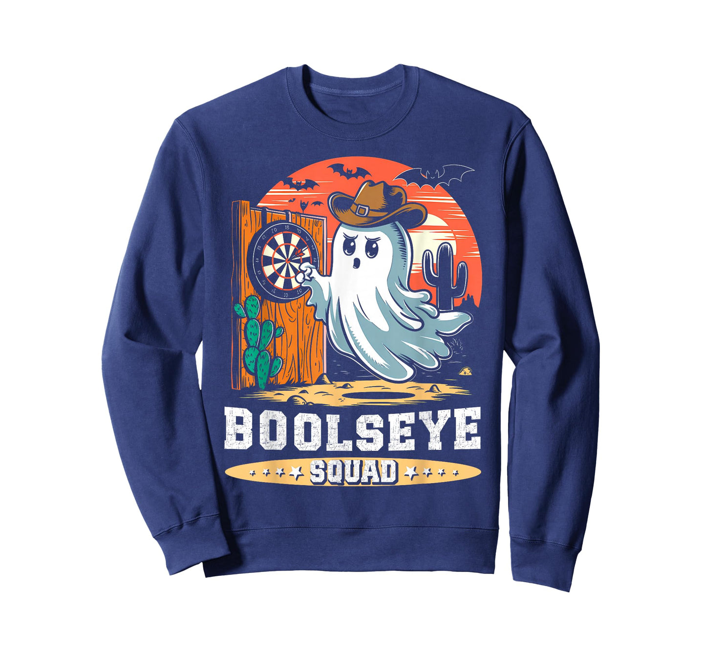 Boolseye Squad Halloween Darts Ghost Bullseye Player Darts T-Shirt