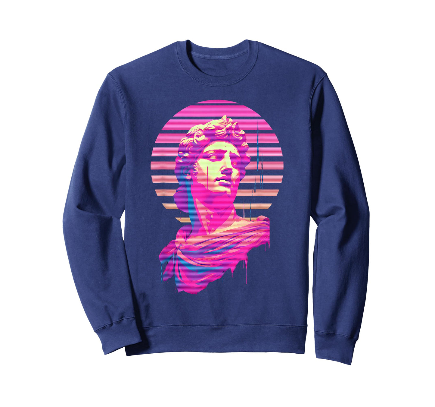 Apollo Vaporwave Aesthetic Greek God Retrowave Graphic T-Shirt