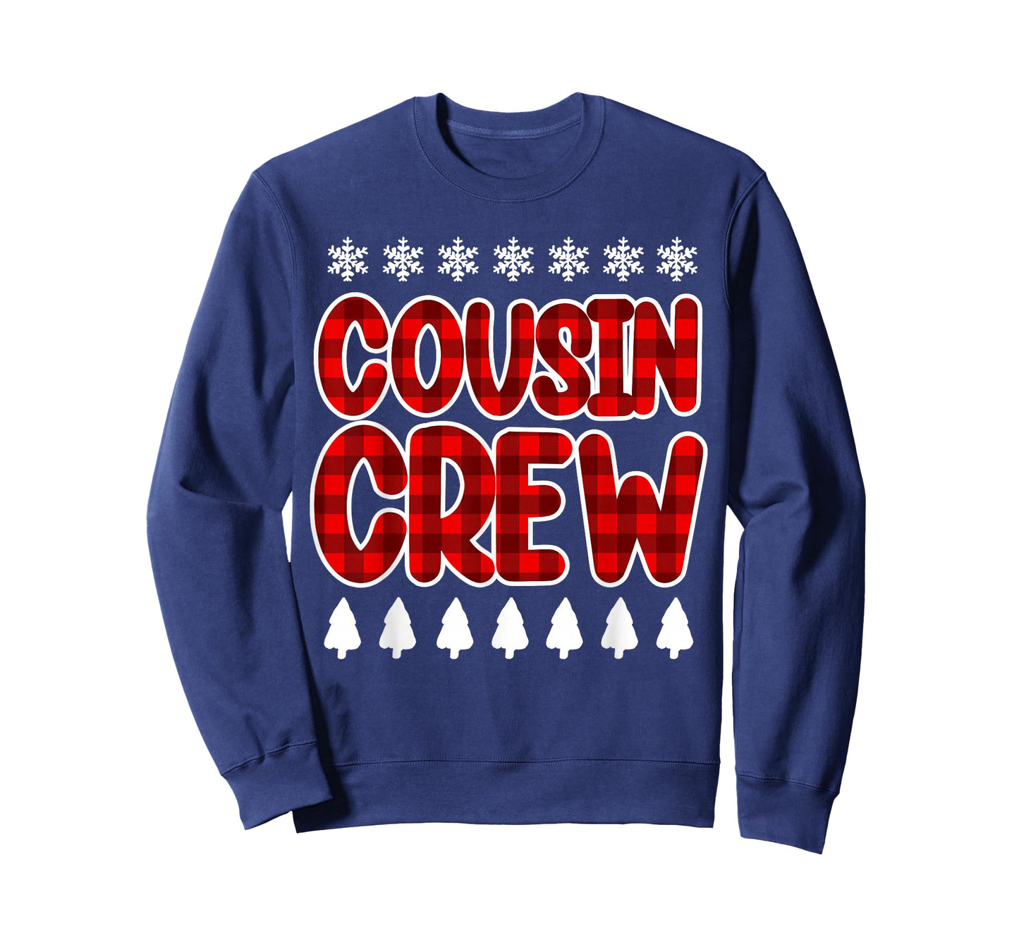 Cousin Crew Funny Buffalo Plaid Christmas Xmas Outfit T-Shirt
