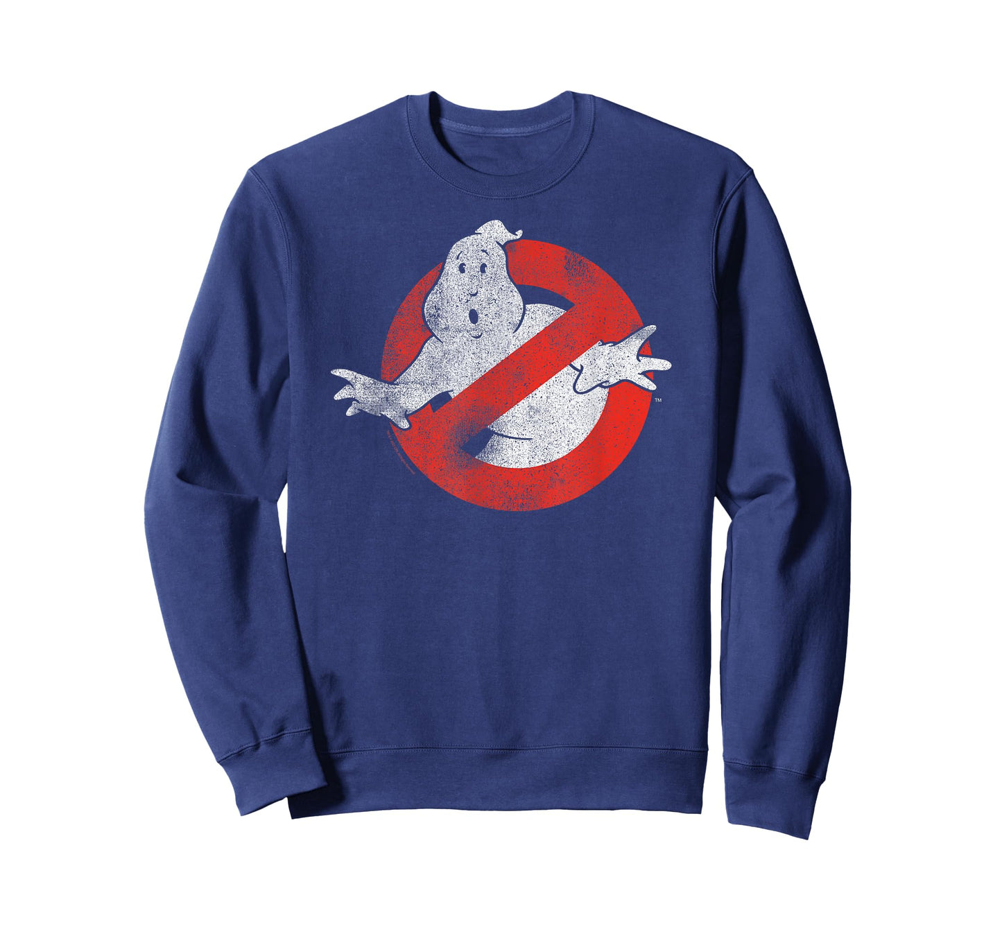 Ghostbusters Distressed No Ghost Logo Vintage Movie T-Shirt