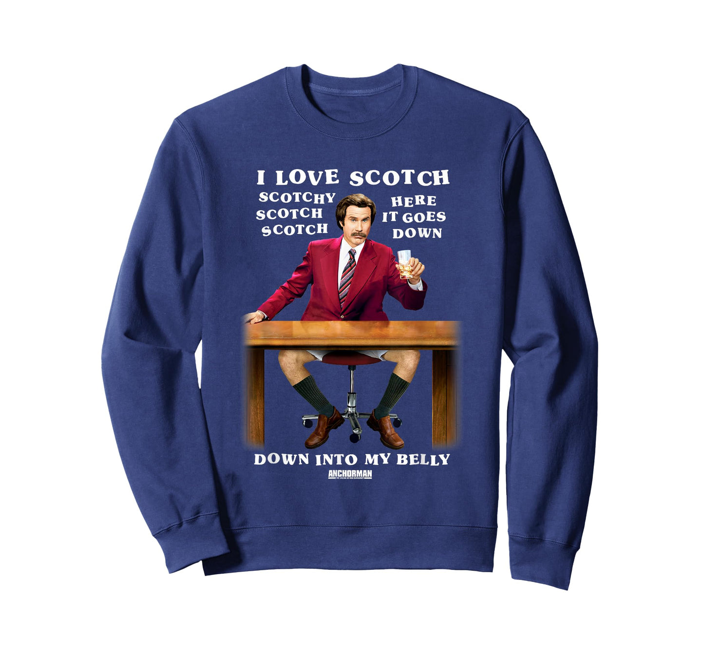 Anchorman Ron I Love Scotch T-Shirt