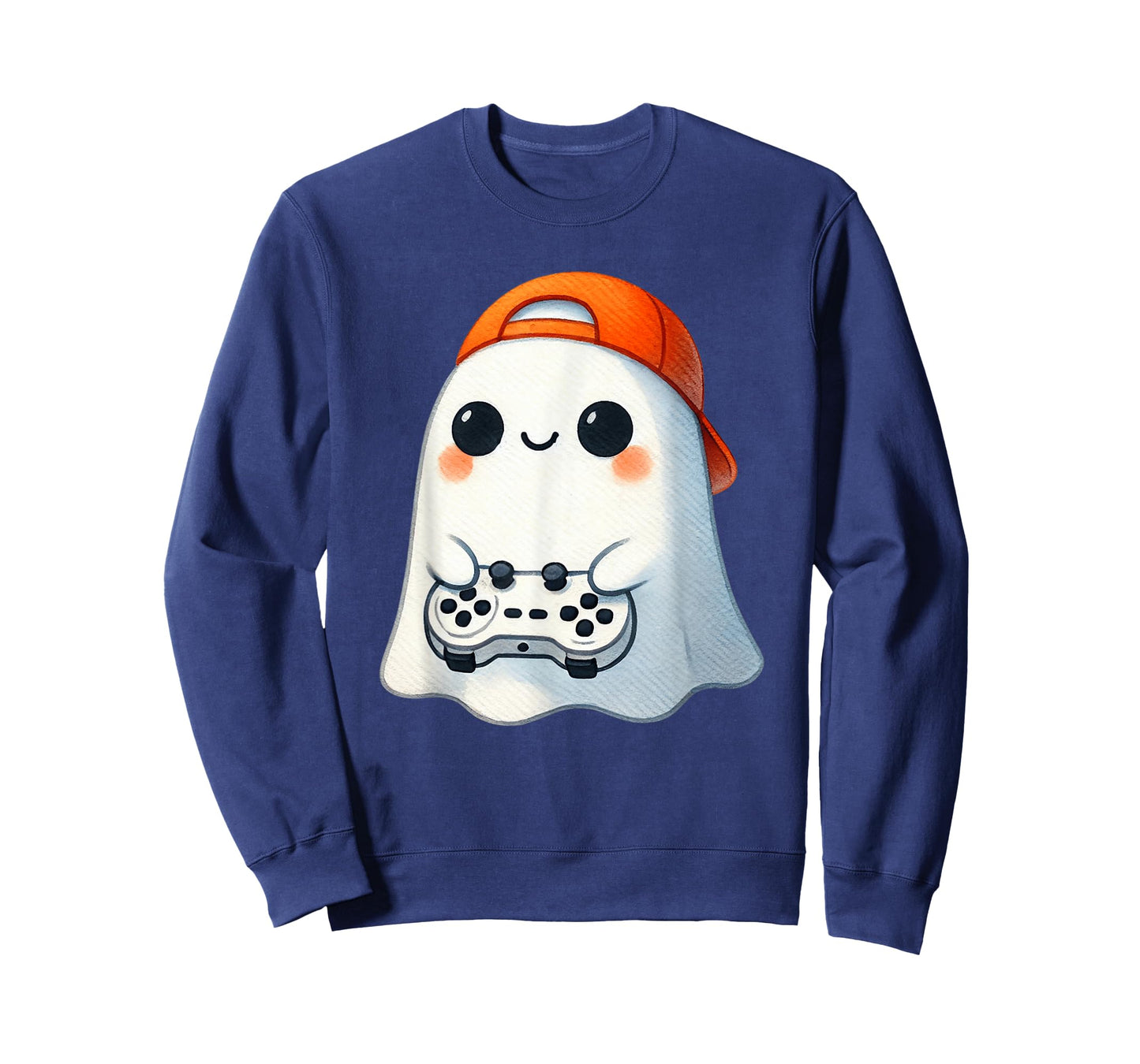 Halloween Ghost Gamer Video Gaming Boys Men Kids Cute Tees T-Shirt