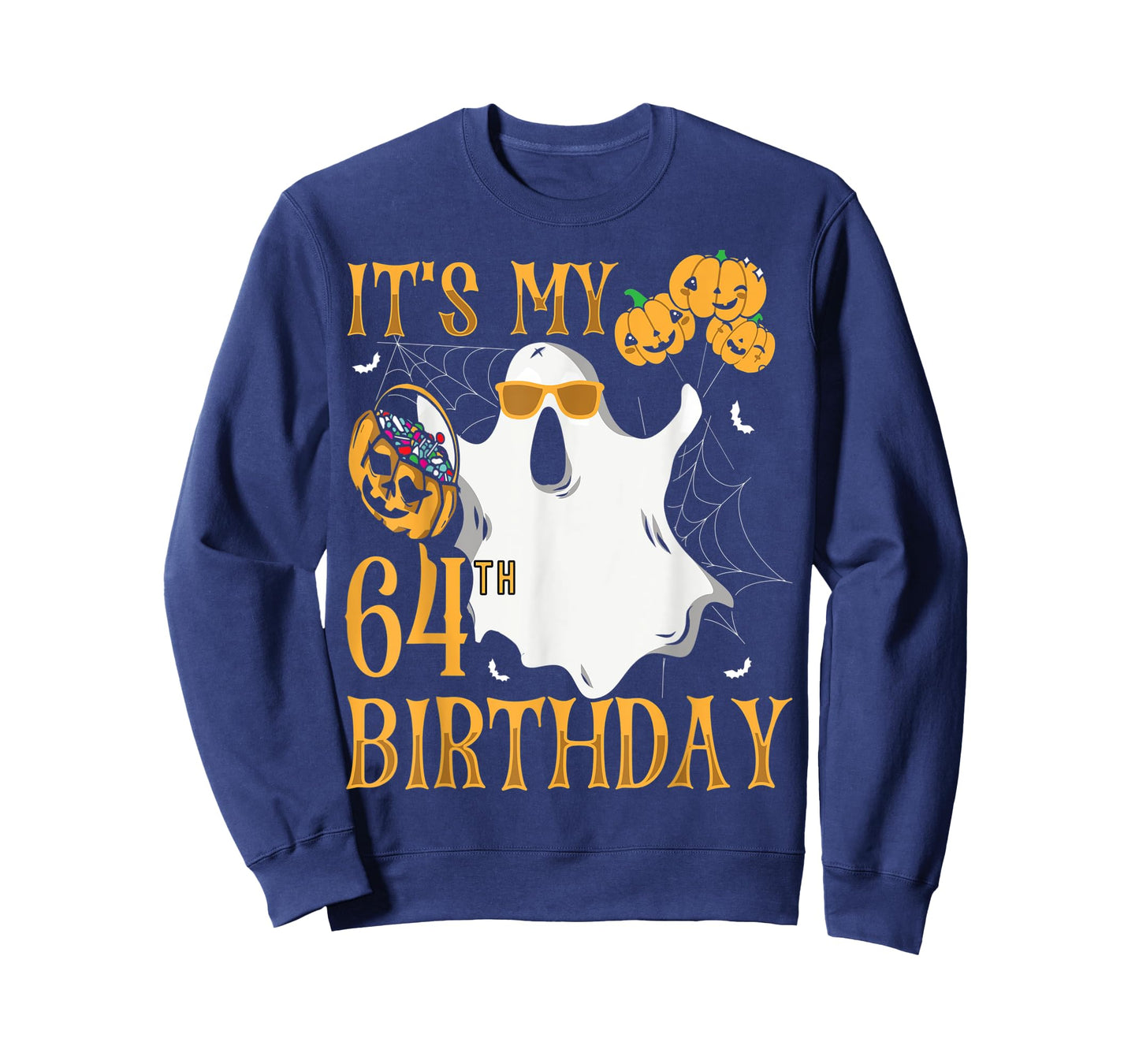 Happy Halloween It's My 64th Birthday Funny 64 Years Old T-Shirt