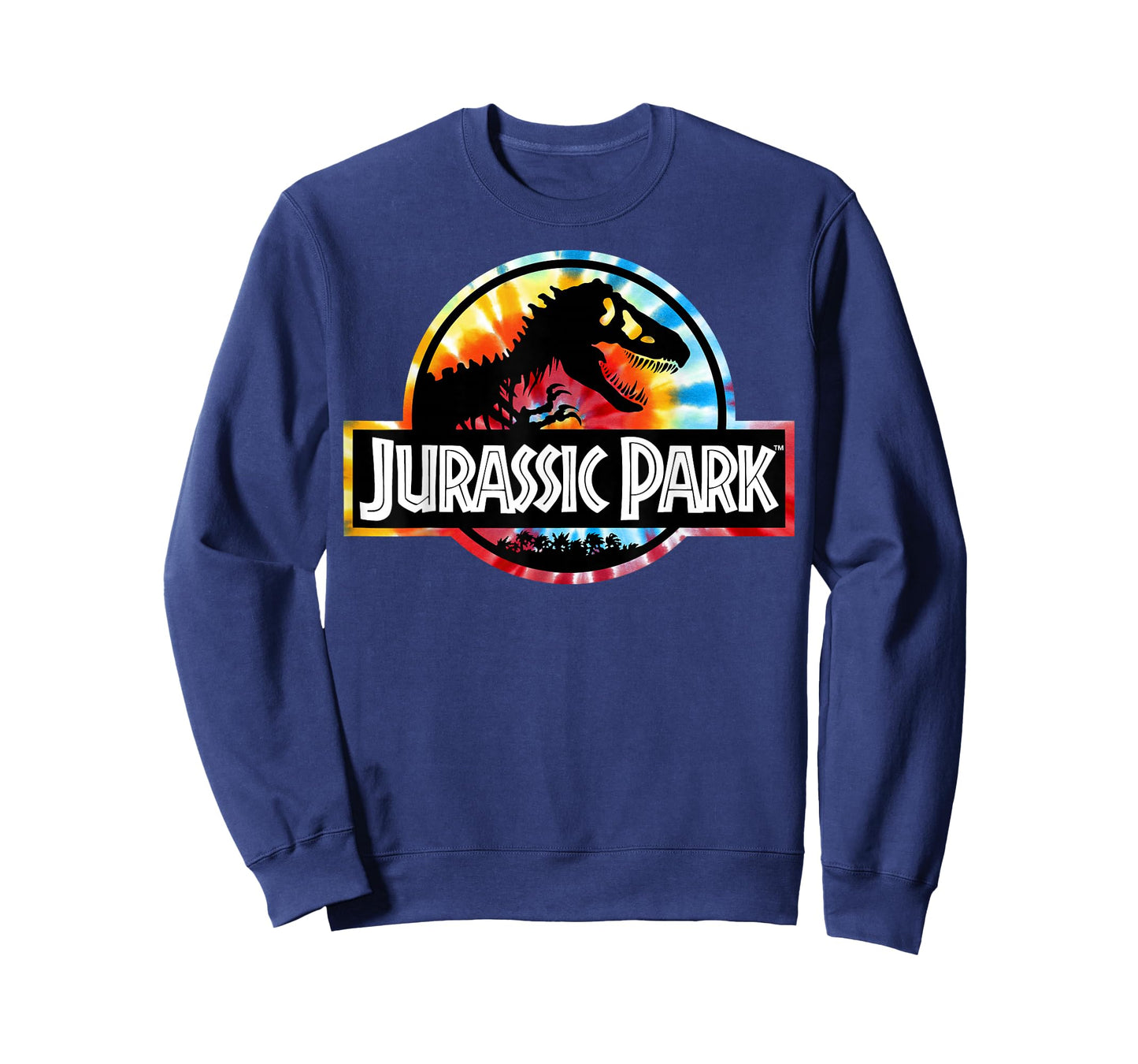 Jurassic Park Tie Dye Circle Logo T-Shirt