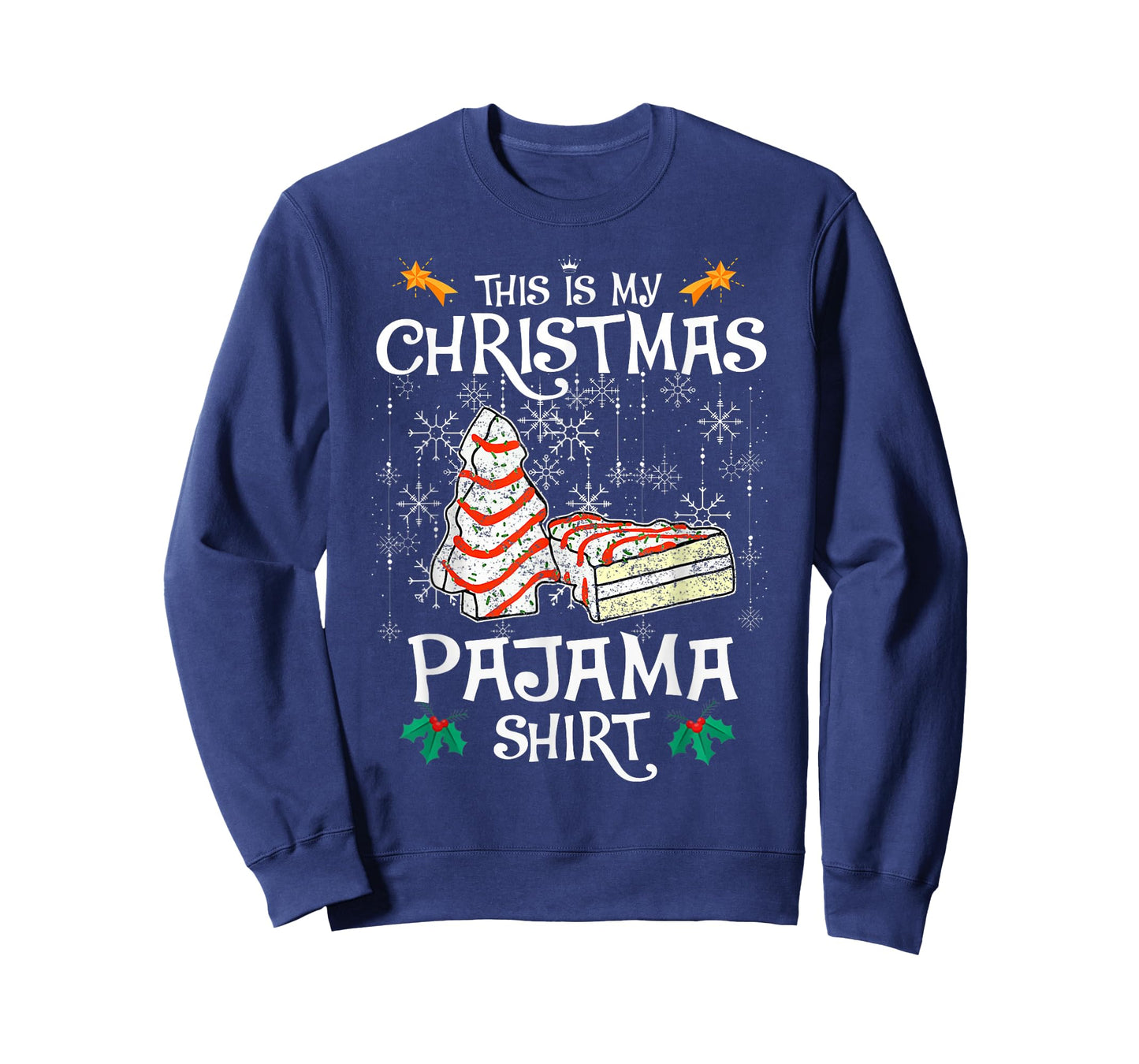 This is My Christmas Pajama Shirt Christmas Cake Debbie T-Shirt