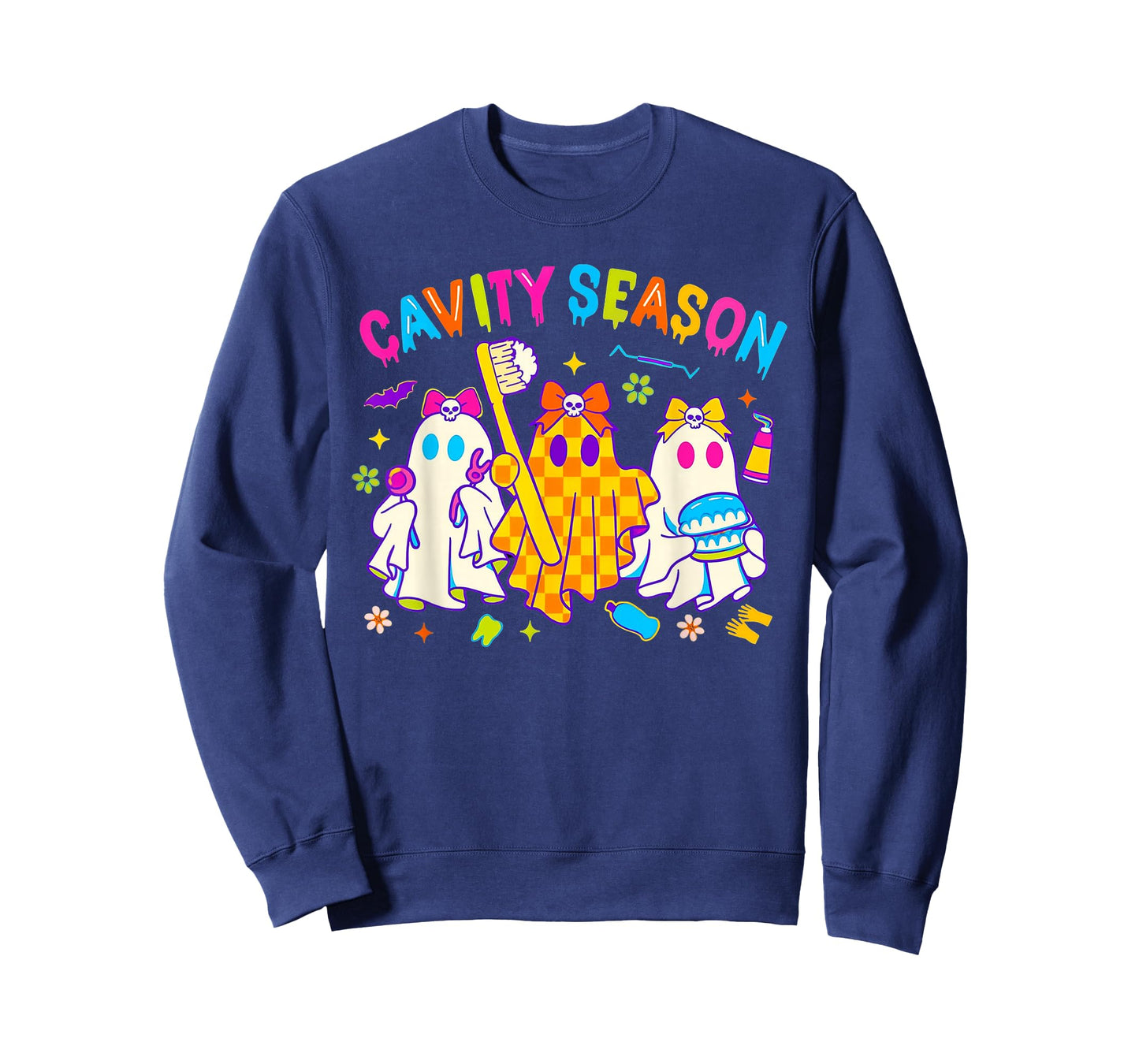 Cavity Season Funny Halloween Ghost Cute Spooky Tee T-Shirt