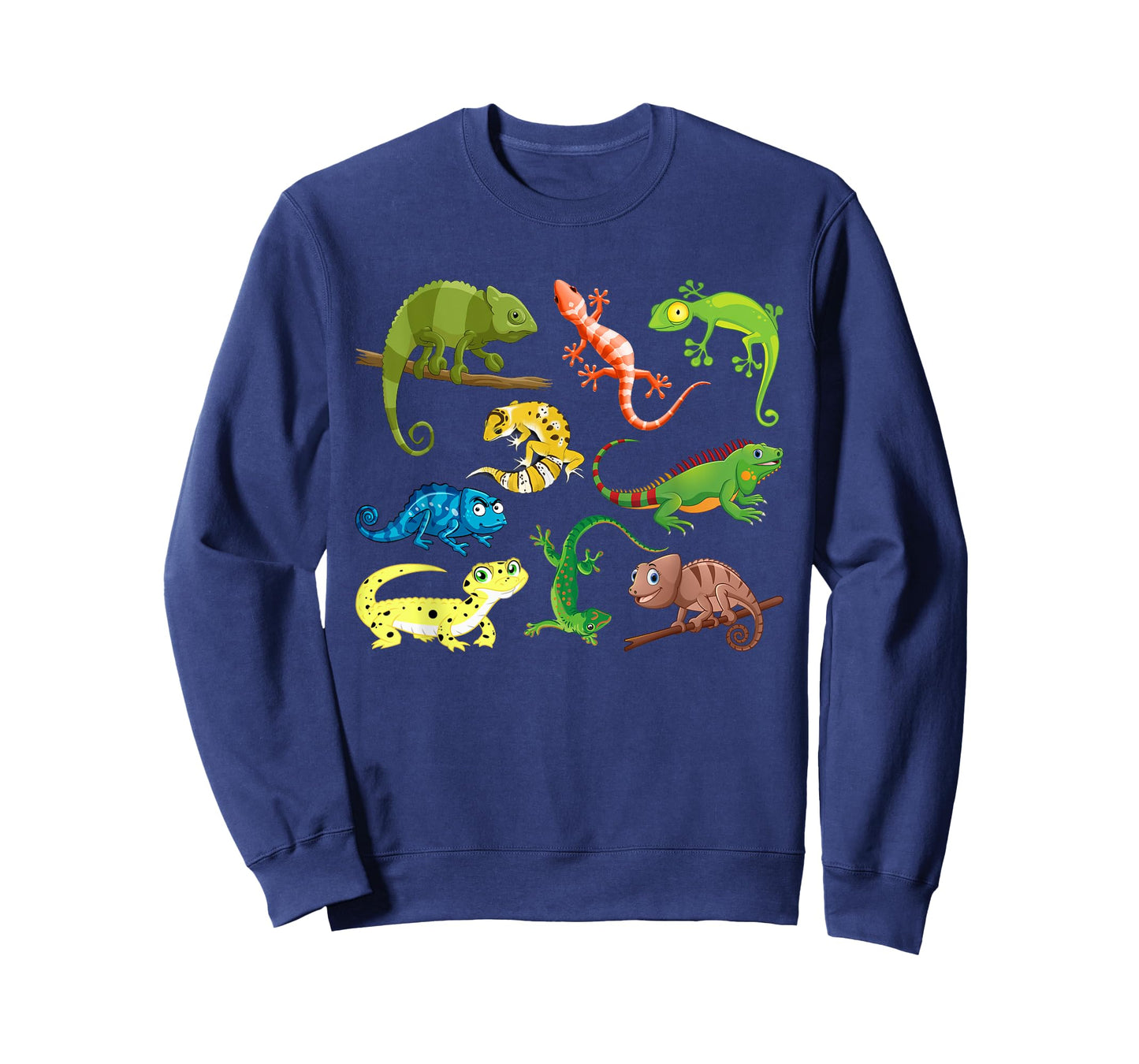 Lizards Collage Reptile Types Of Lizards Cool Lizards Lover T-Shirt