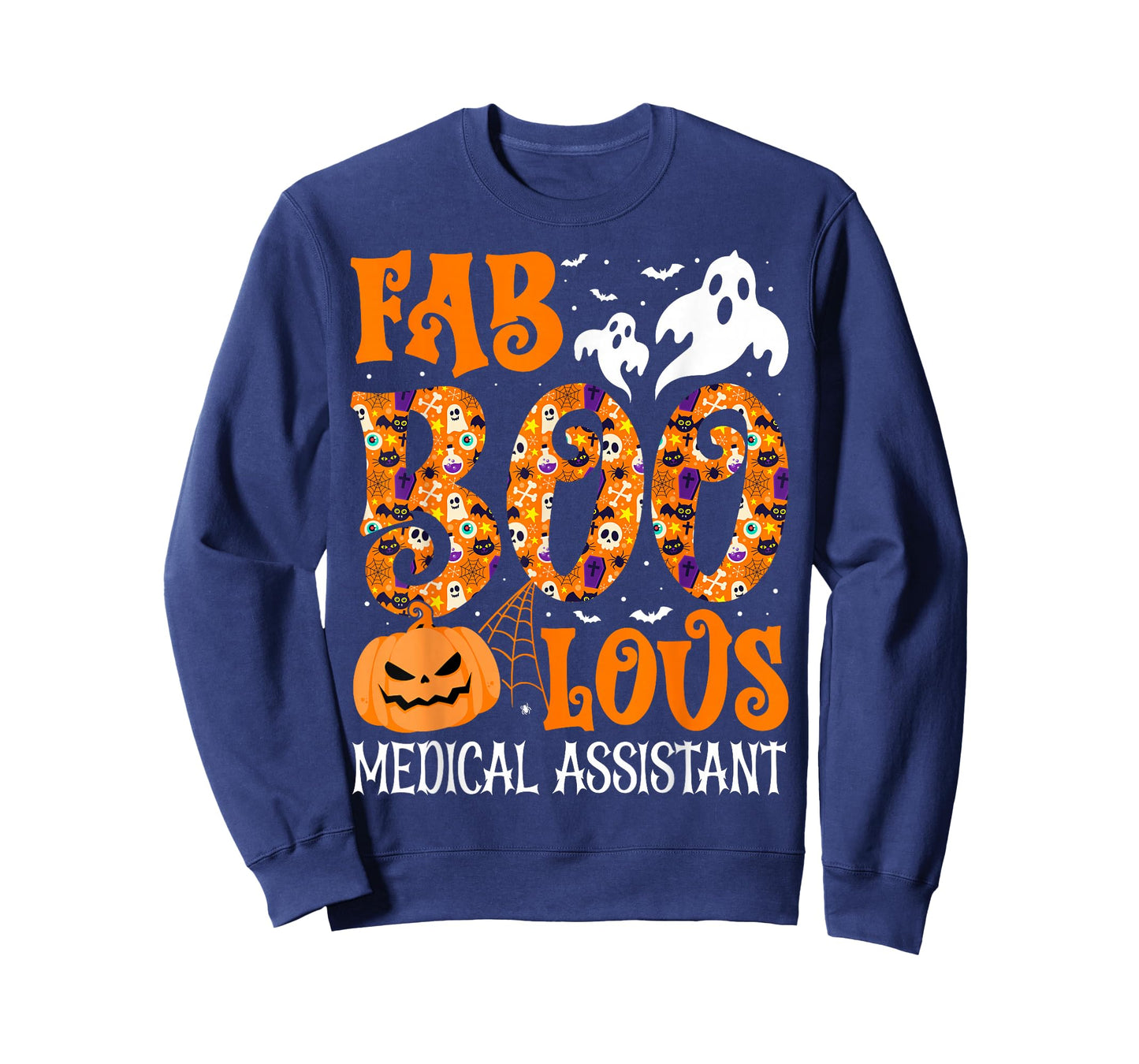Faboolous Medical Assistant Nurse Ghost Spooky Halloween T-Shirt