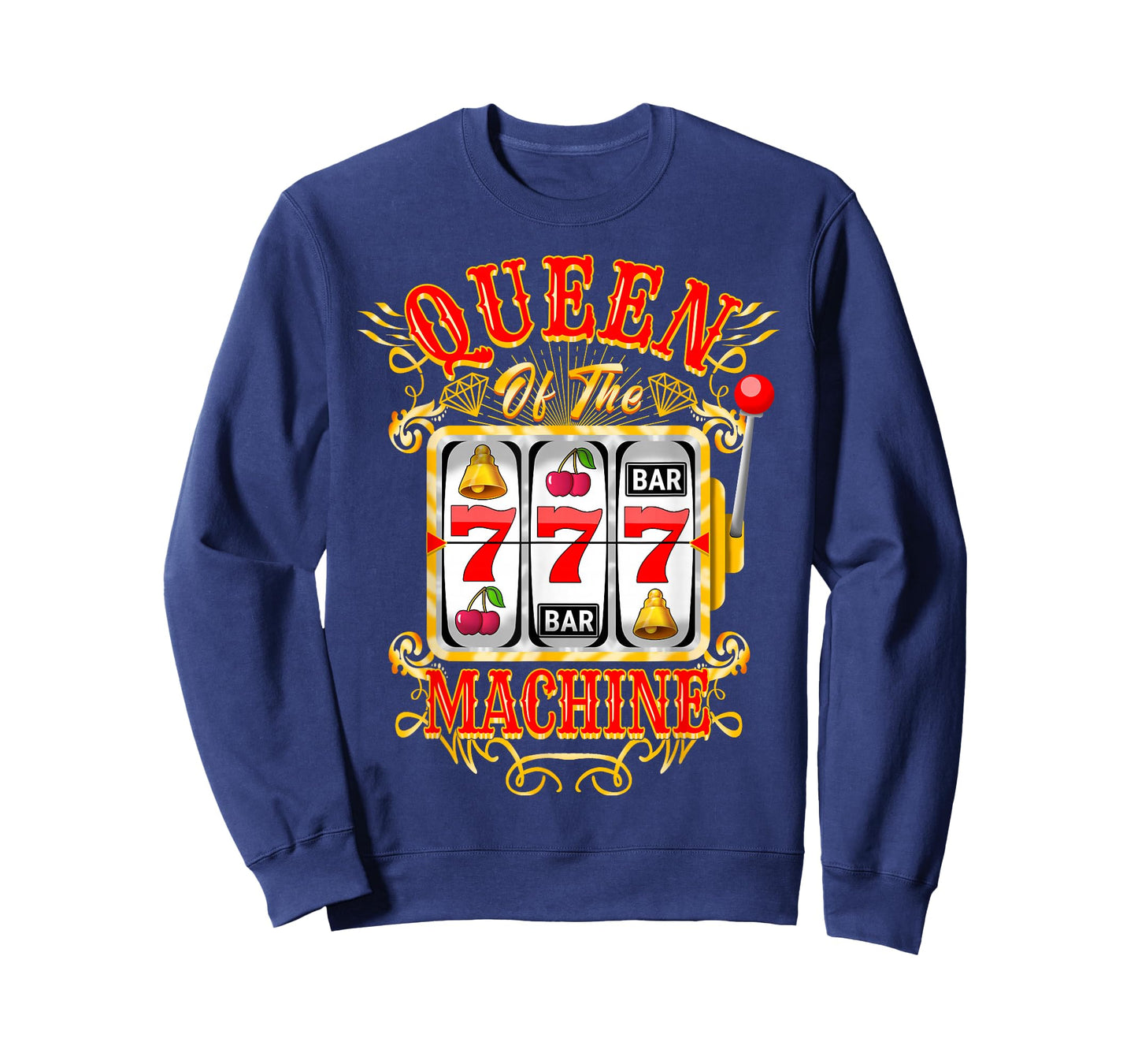 Queen Of The Slot Machine Casino Gambling Lover T-Shirt
