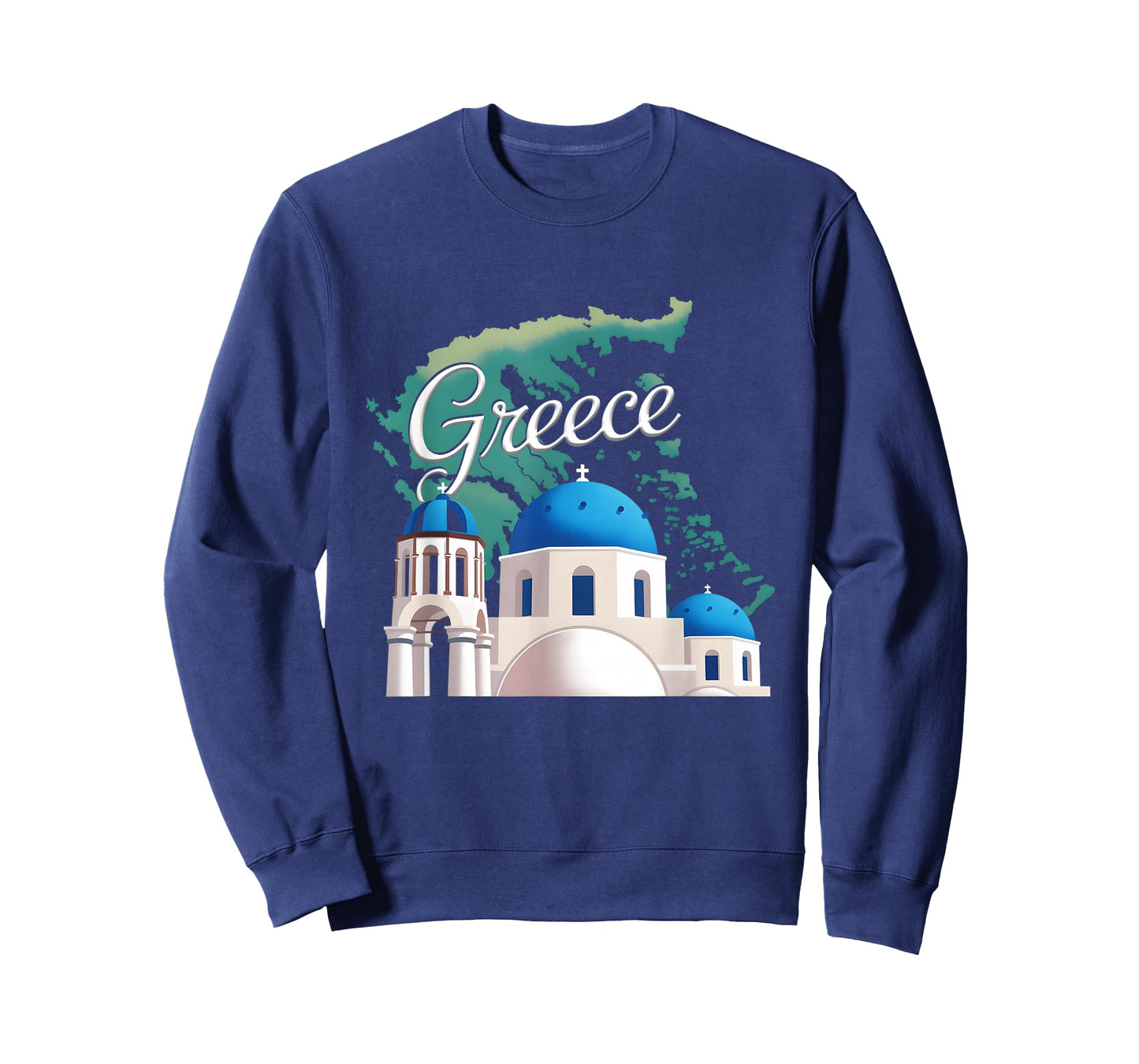 Travel Europe Greece Athens Santorini Crete Greek Vacation T-Shirt