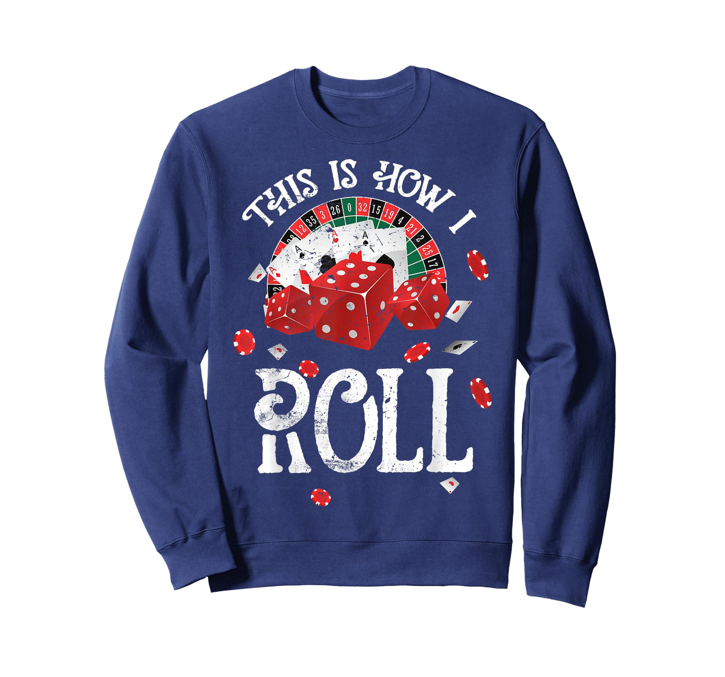 This Is How I Roll Craps Red Dice Casino Gambling T-Shirt