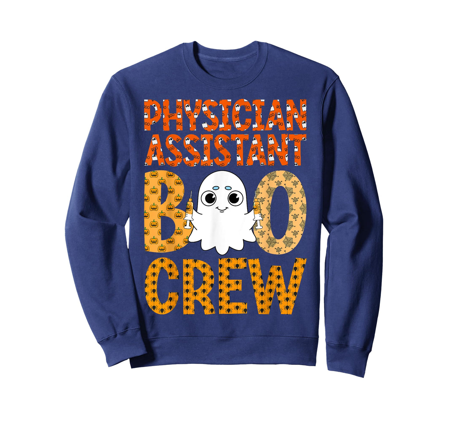 PA Happy Halloween Ghost - Physician Assistant Boo Crew T-Shirt