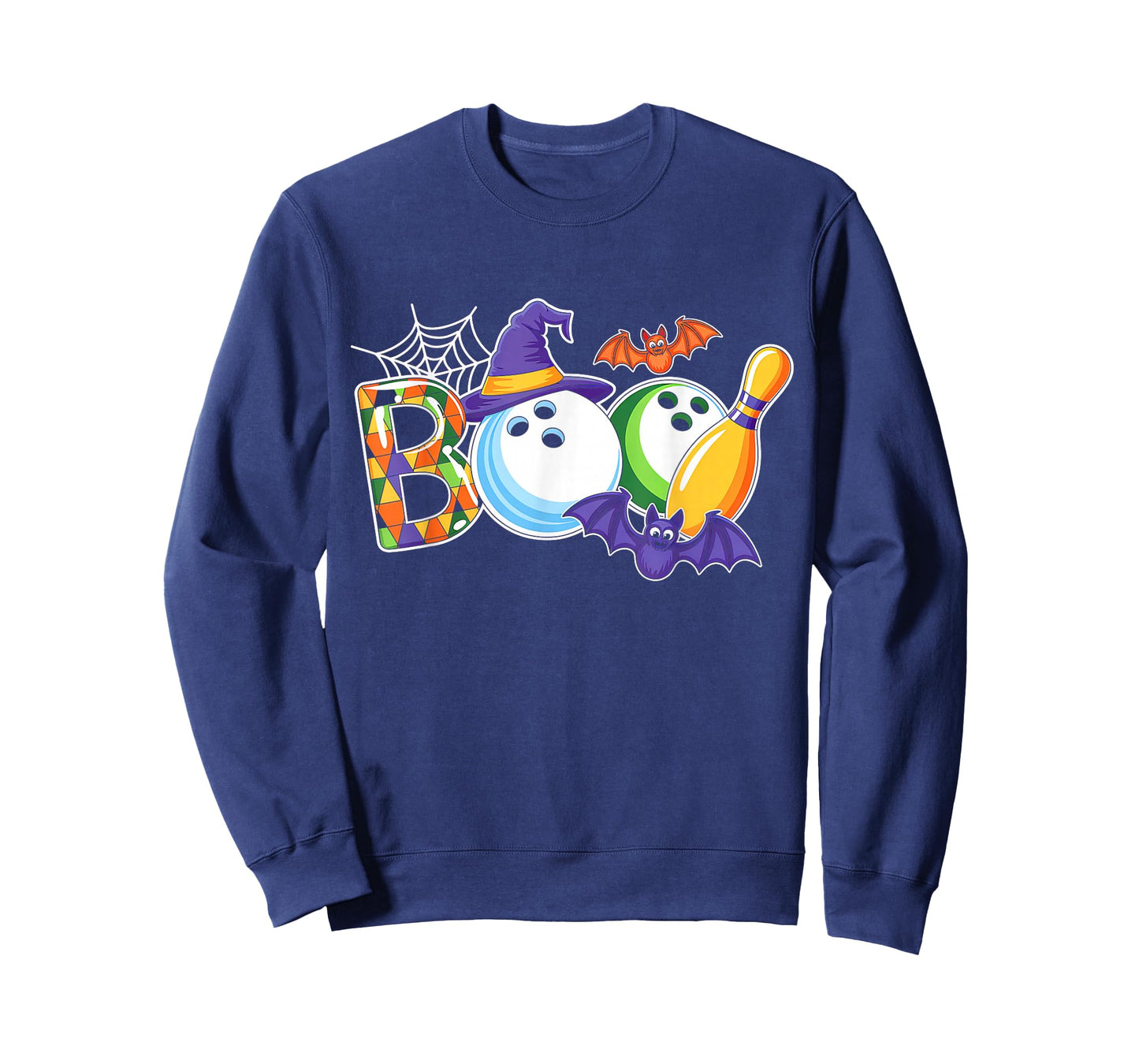 Bowling Boo Creepy Halloween Costume Pumpkin Bowling Lover T-Shirt