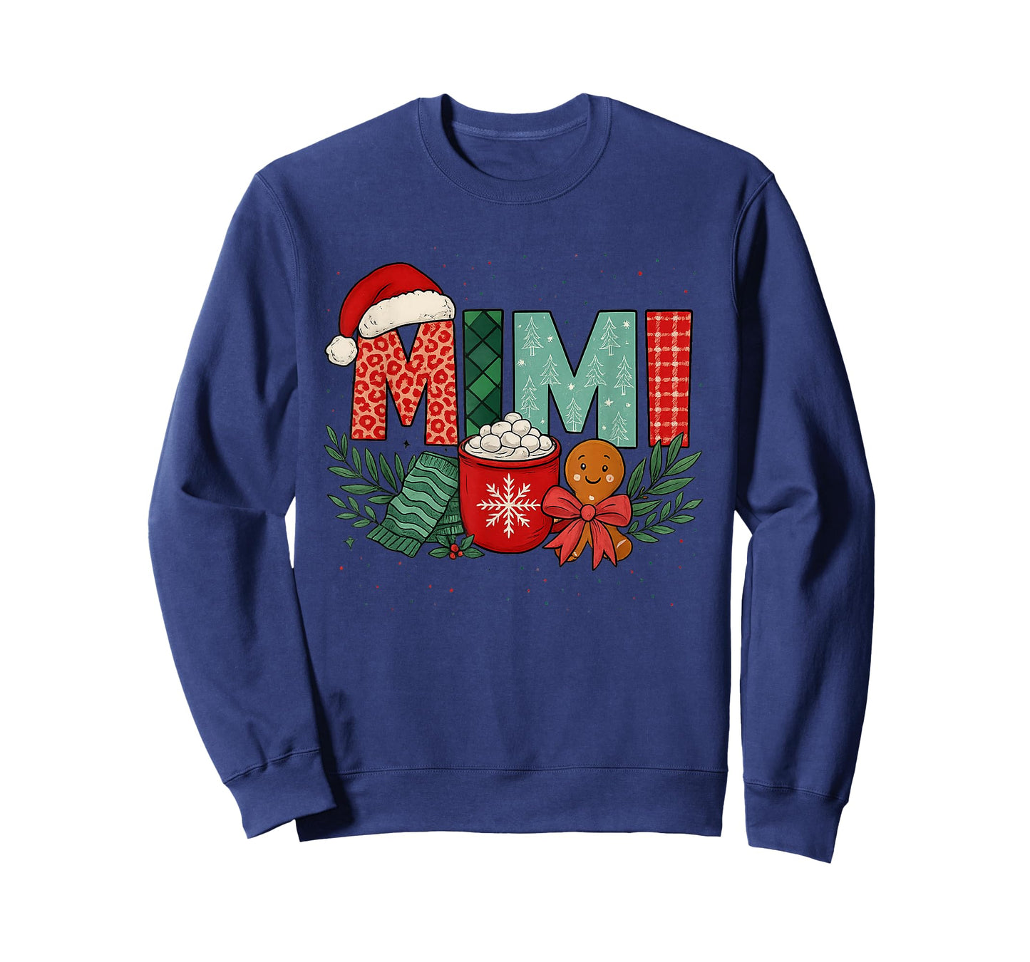 Mimi Christmas Hot Cocoa Gingerbread Holiday Grandma T-Shirt