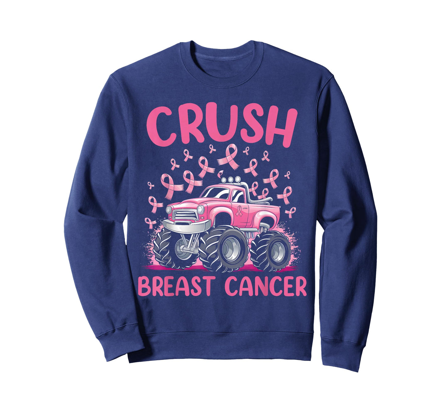 Crush Breast Cancer Awareness Truck pink for kids T-Shirt