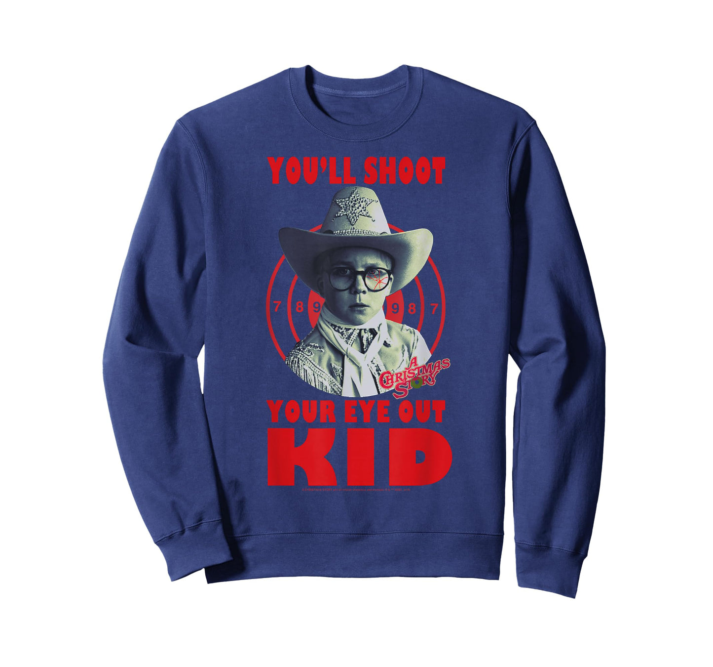 A Christmas Story Ralphie You'll Shoot Your Eye Out Kid T-Shirt