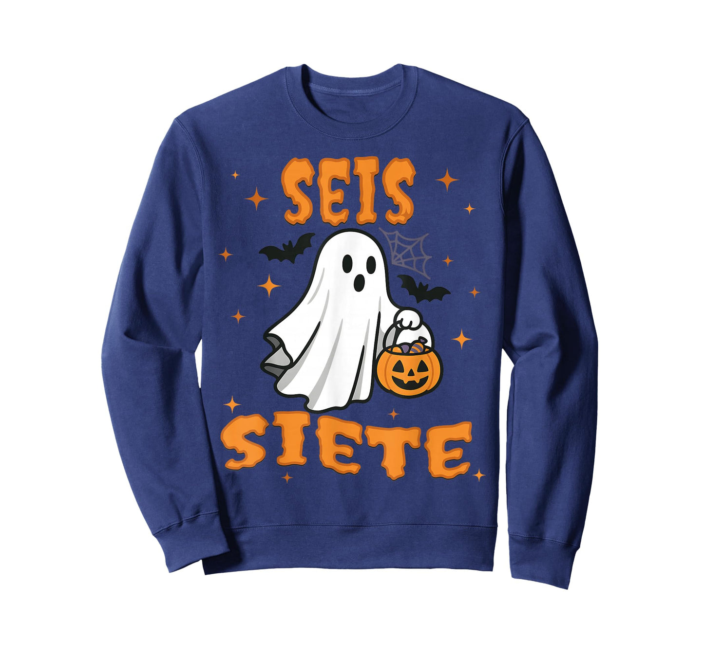 SEIS Siete Spanish Halloween 67 Boys Kids Six Seven Espanol T-Shirt