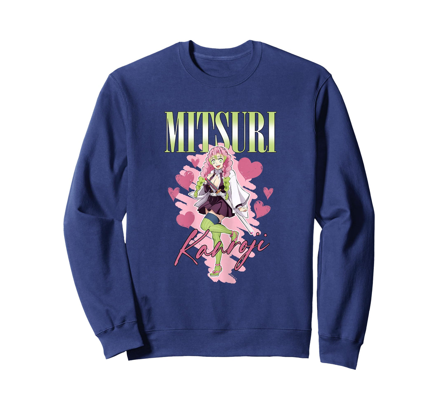 Demon Slayer: Kimetsu no Yaiba Mitsuri Kanroji Pink Green T-Shirt