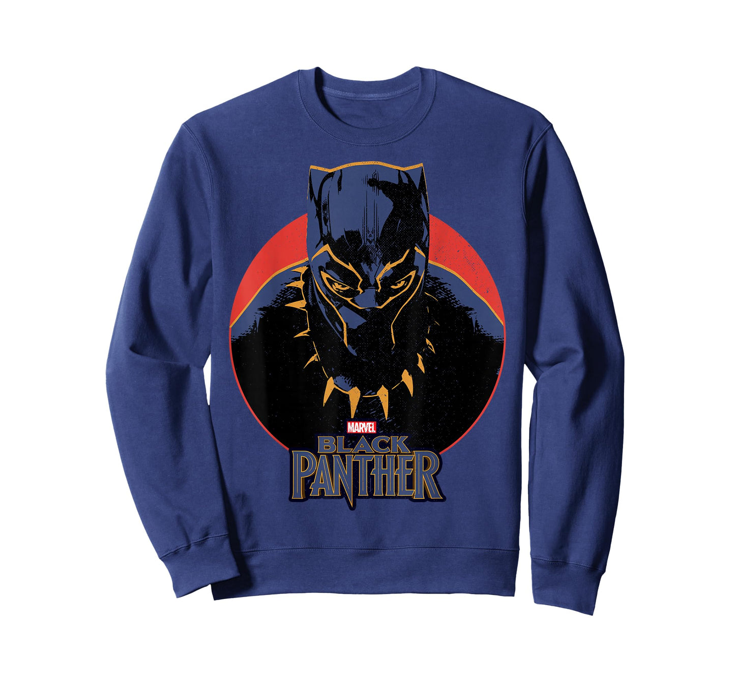Marvel Black Panther Movie Retro Circle Portrait T-Shirt T-Shirt