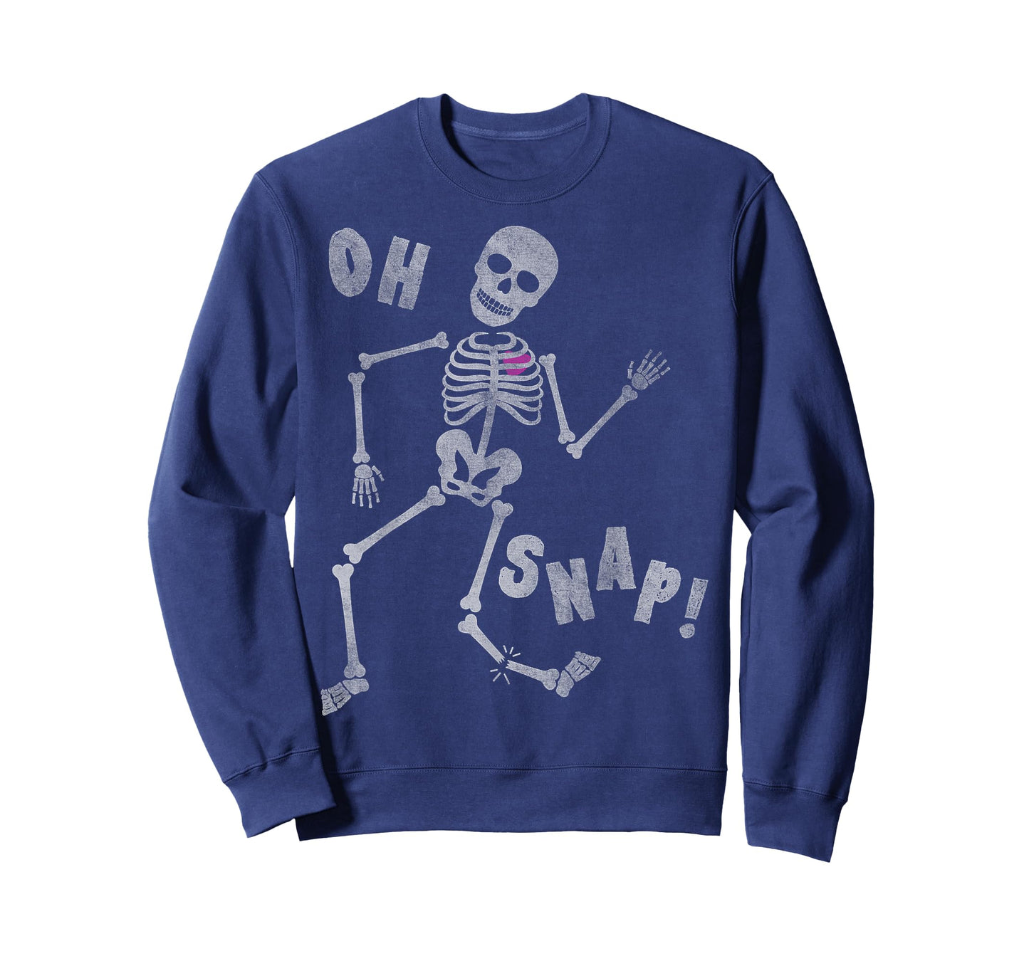 Halloween Oh Snap Skeleton Broken Leg T-Shirt