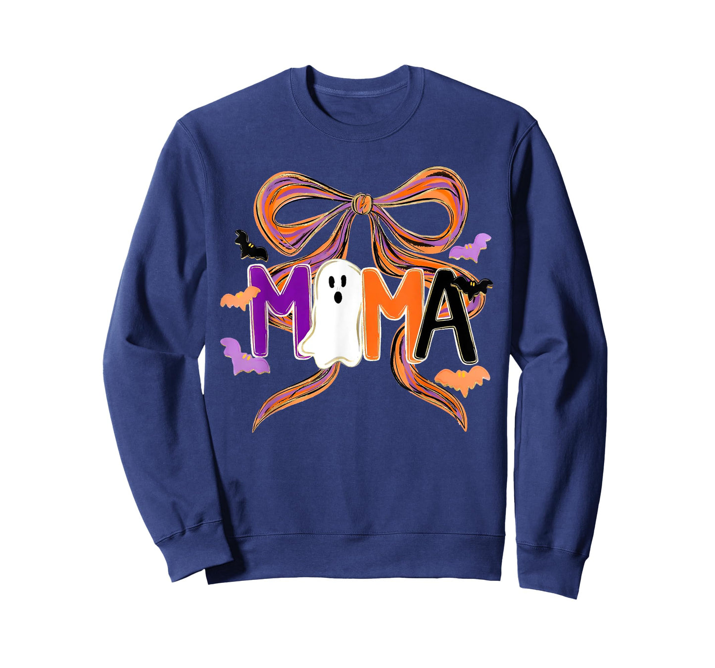 Mama Coquette Bow Funny Ghost Happy Halloween Spooky Season T-Shirt