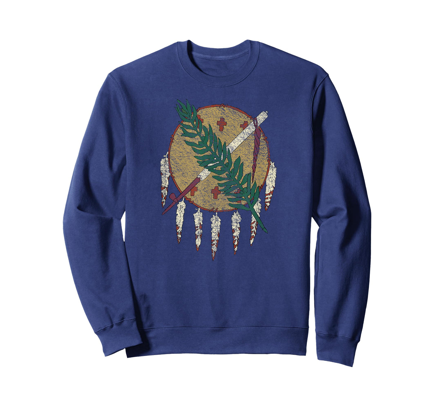 STATE OF OKLAHOMA FLAG OSAGE NATION SHIELD T-Shirt