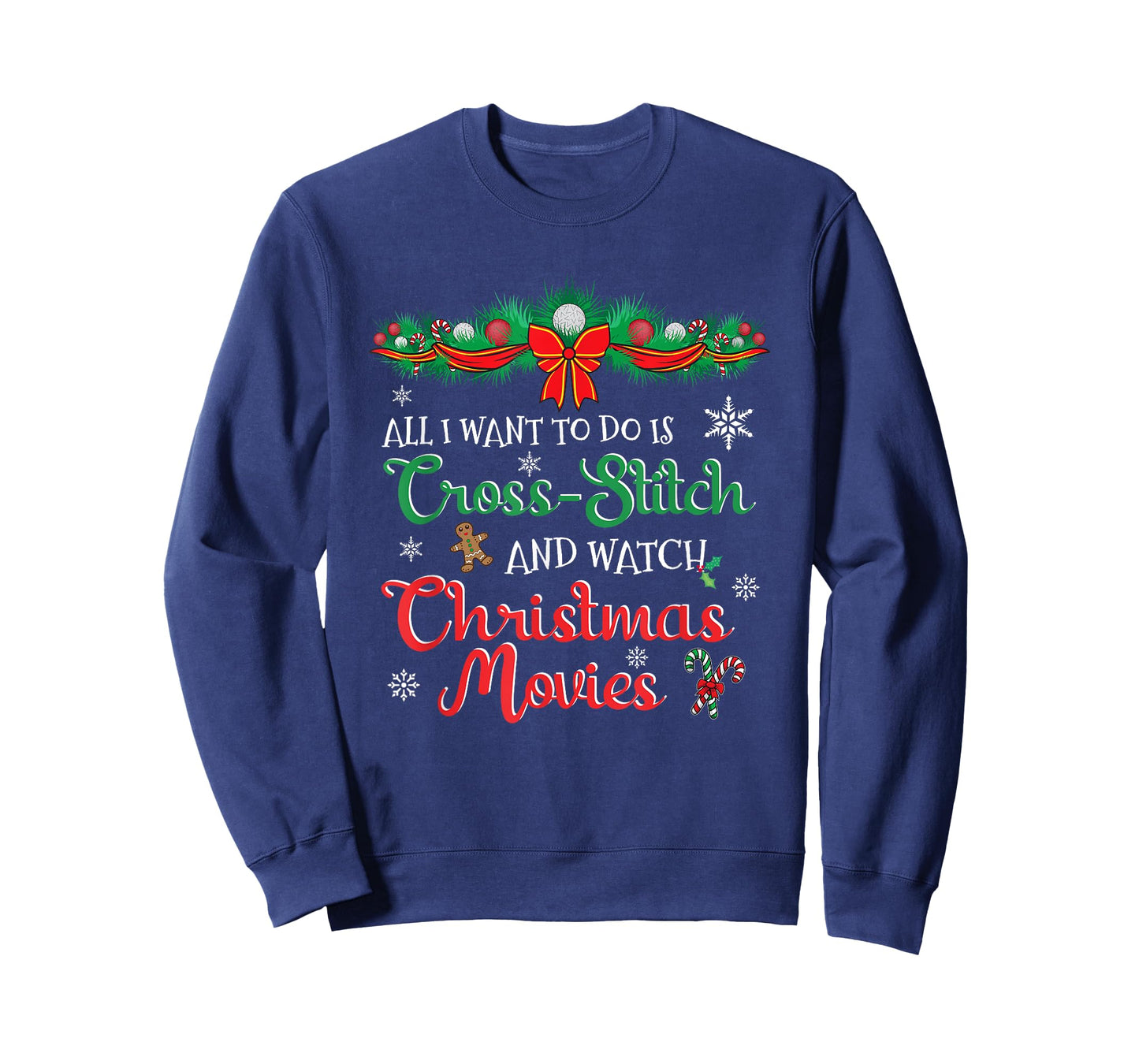 Funny Christmas Movie for Cross-Stitch Lovers T-Shirt